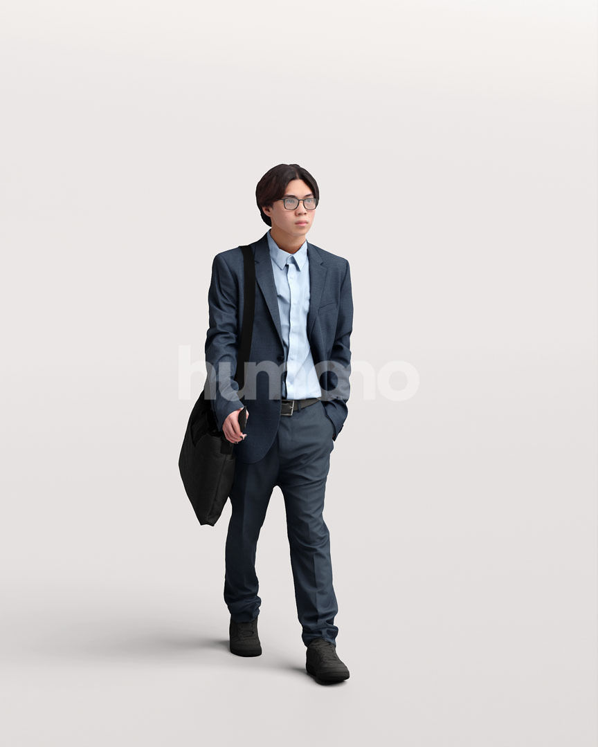Humano 6 - Collection 2301 - PEOPLE FOR OFFICE - 6 x 3D models  3D model_5