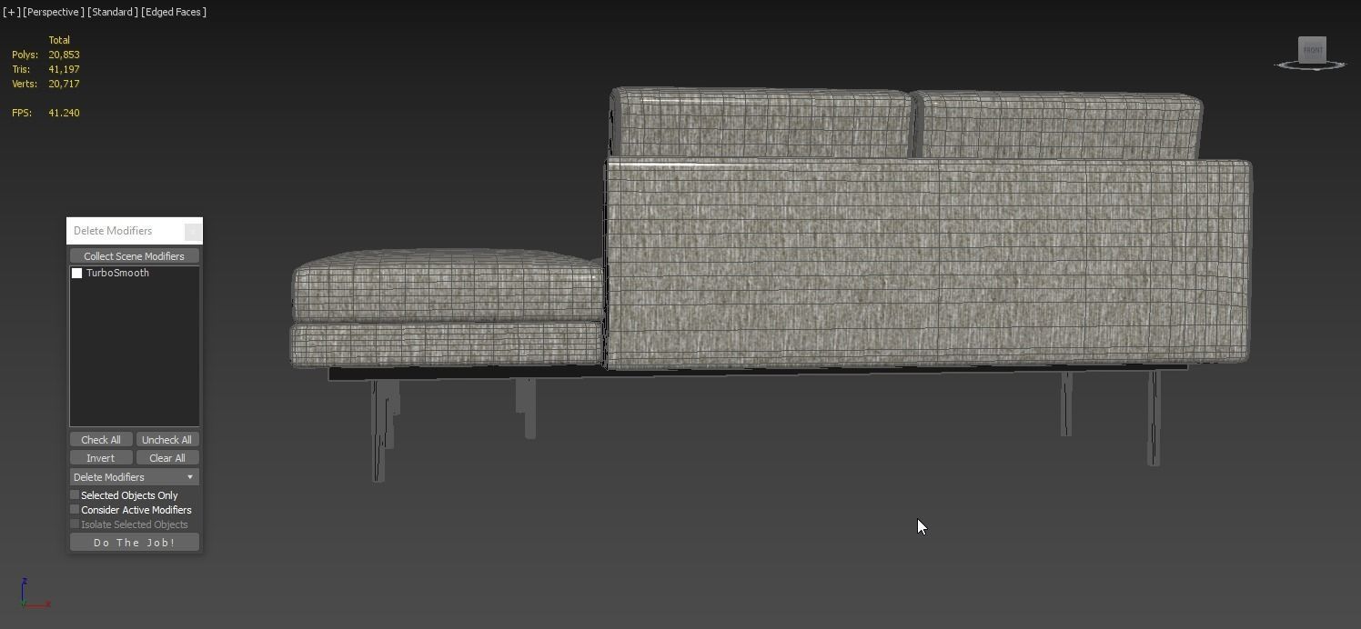 Modular Element Sofa 3D model_3