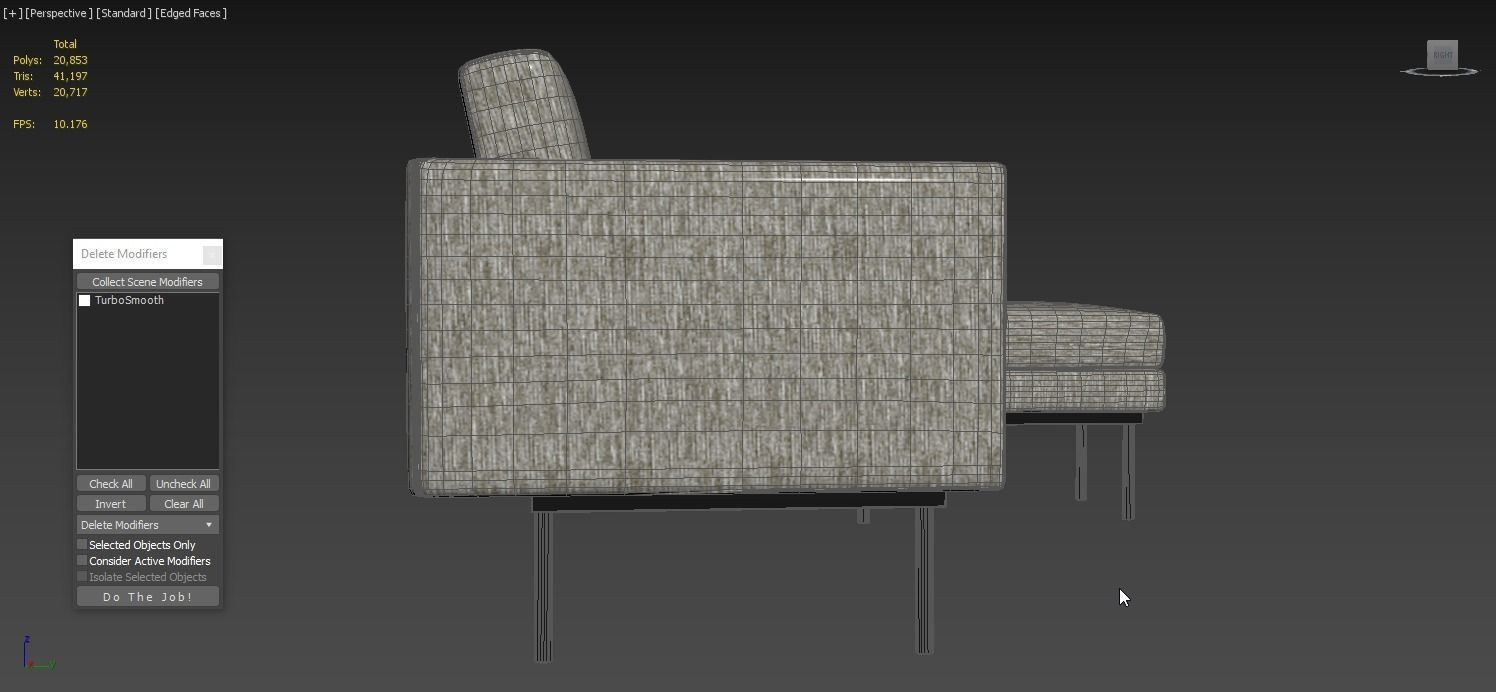 Modular Element Sofa 3D model_4