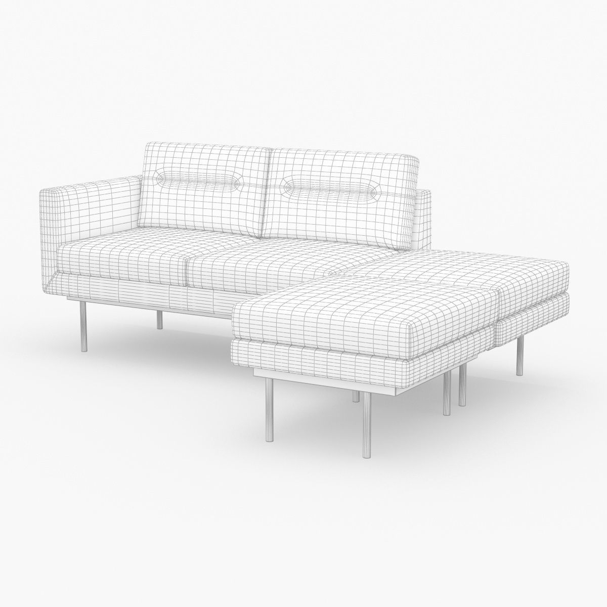 Modular Element Sofa 3D model_32