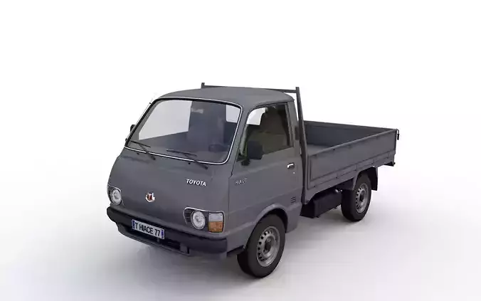 Toyota Hiace Pickup Truck 1977 3D model