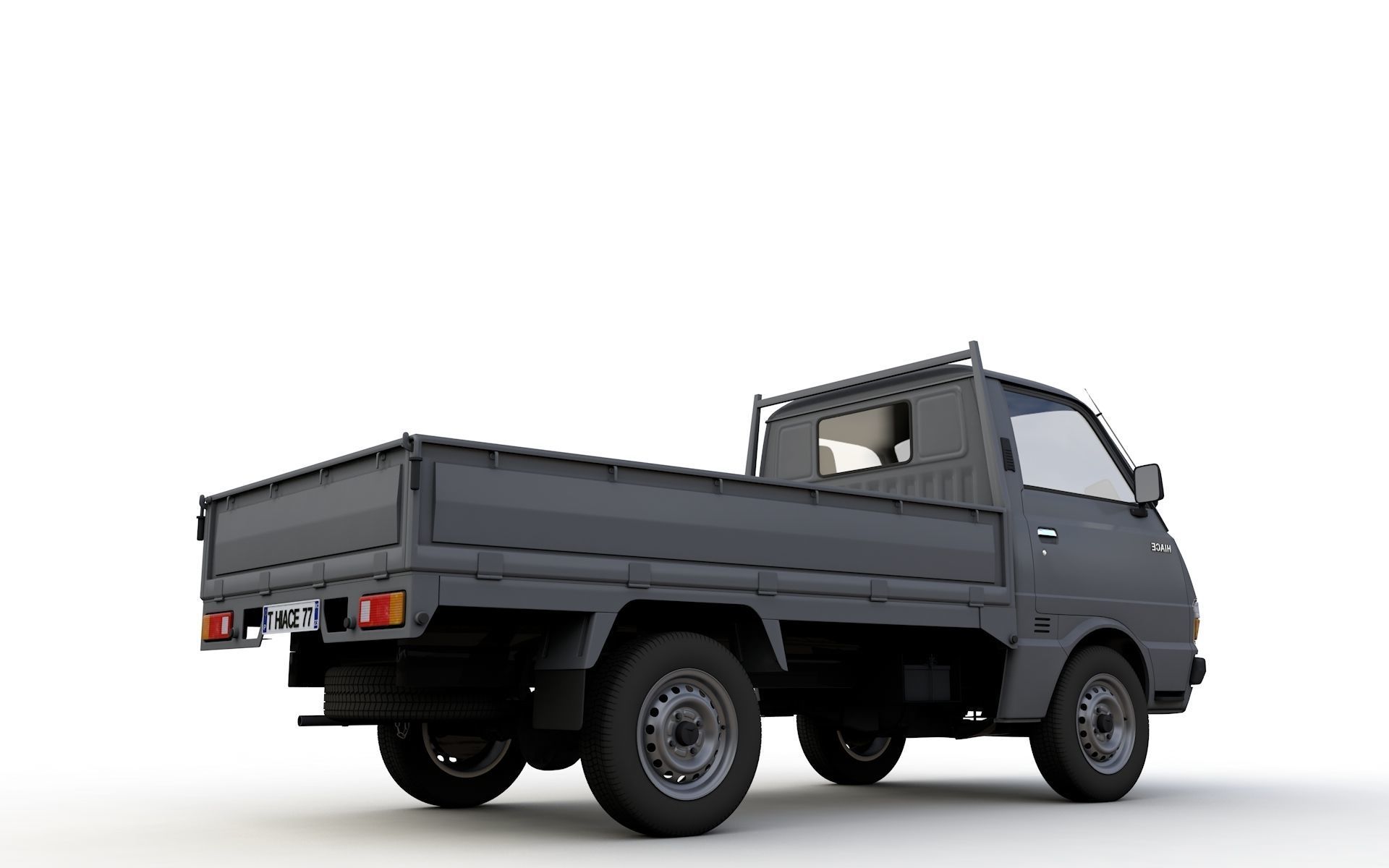 Toyota Hiace Pickup Truck 1977 3D model_3