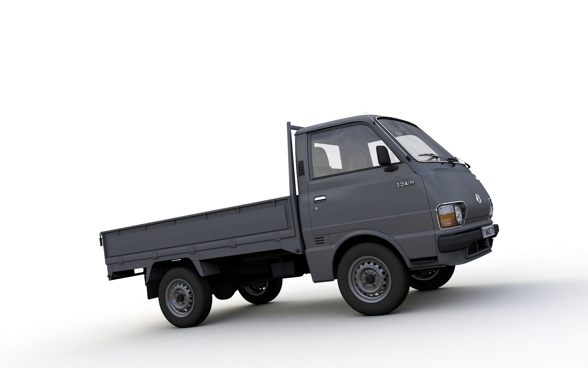 Toyota Hiace Pickup Truck 1977 3D model_5