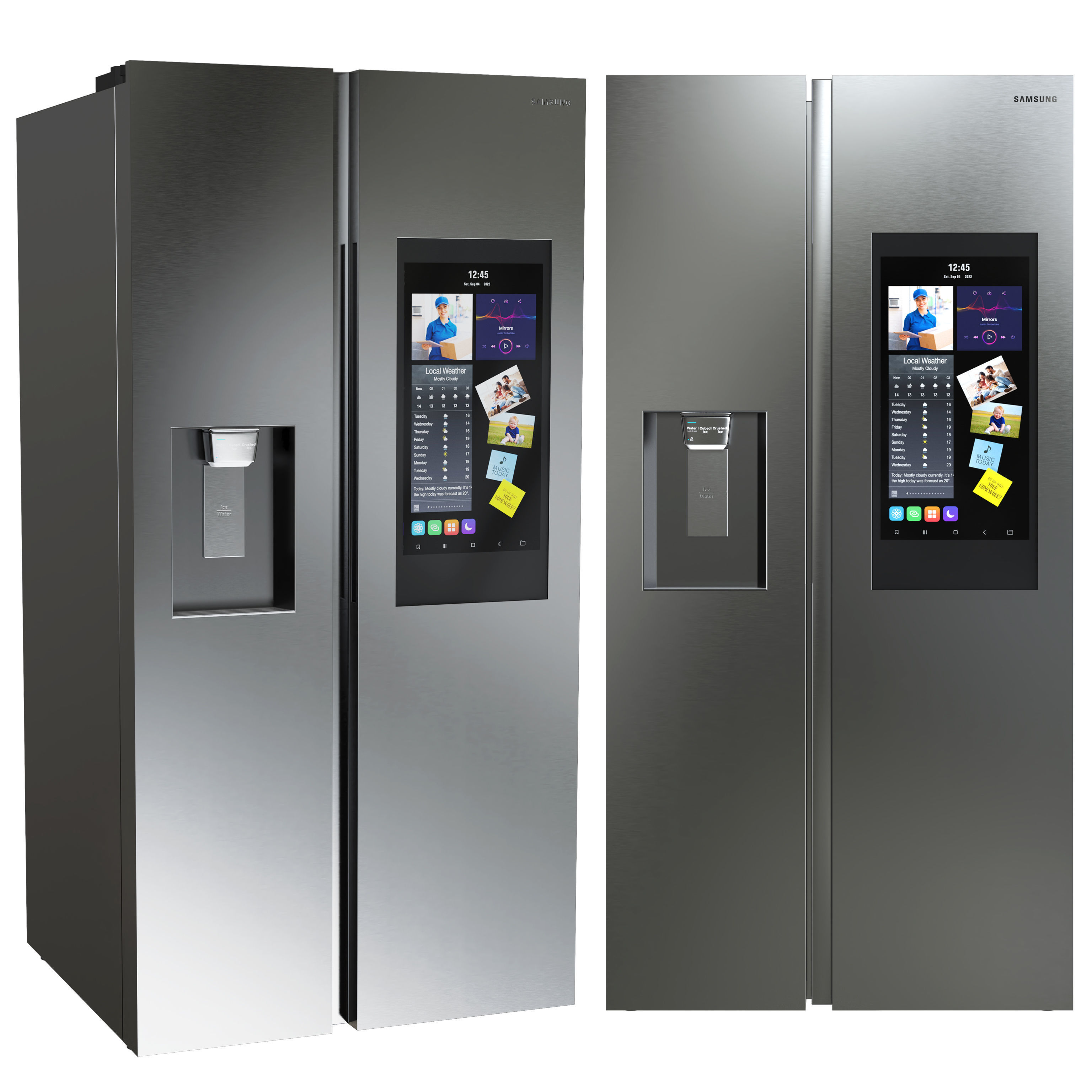 Samsung Refrigerator Collection 3D model_3