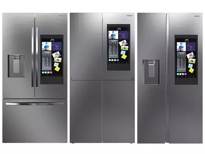 Samsung Refrigerator Collection 3D model