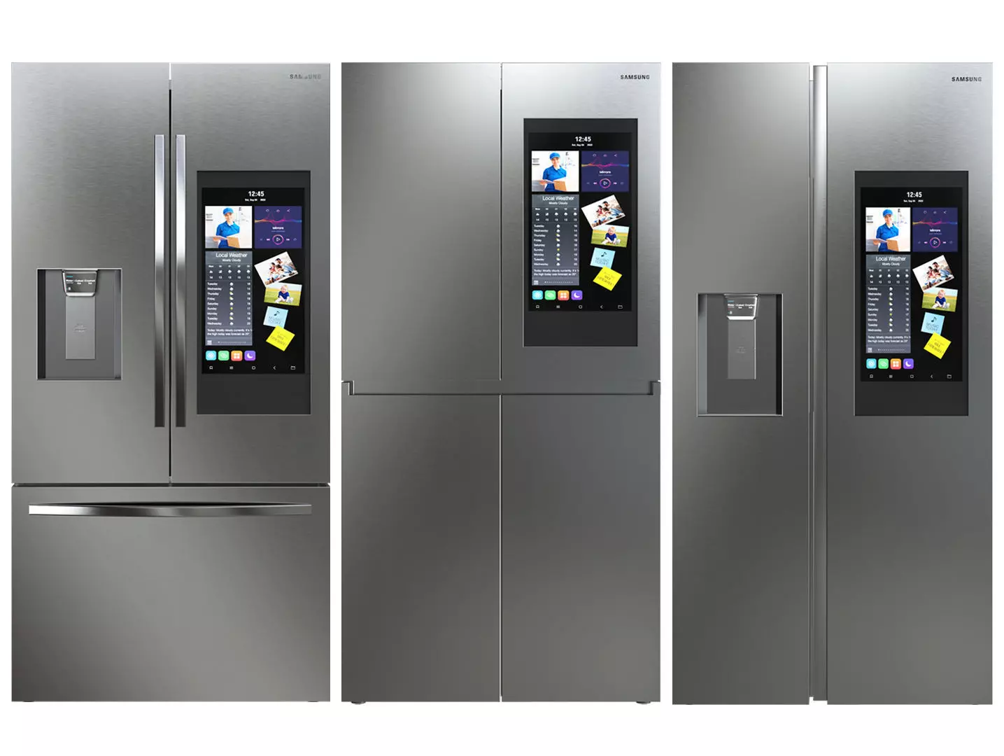 Samsung Refrigerator Collection 3D model_0