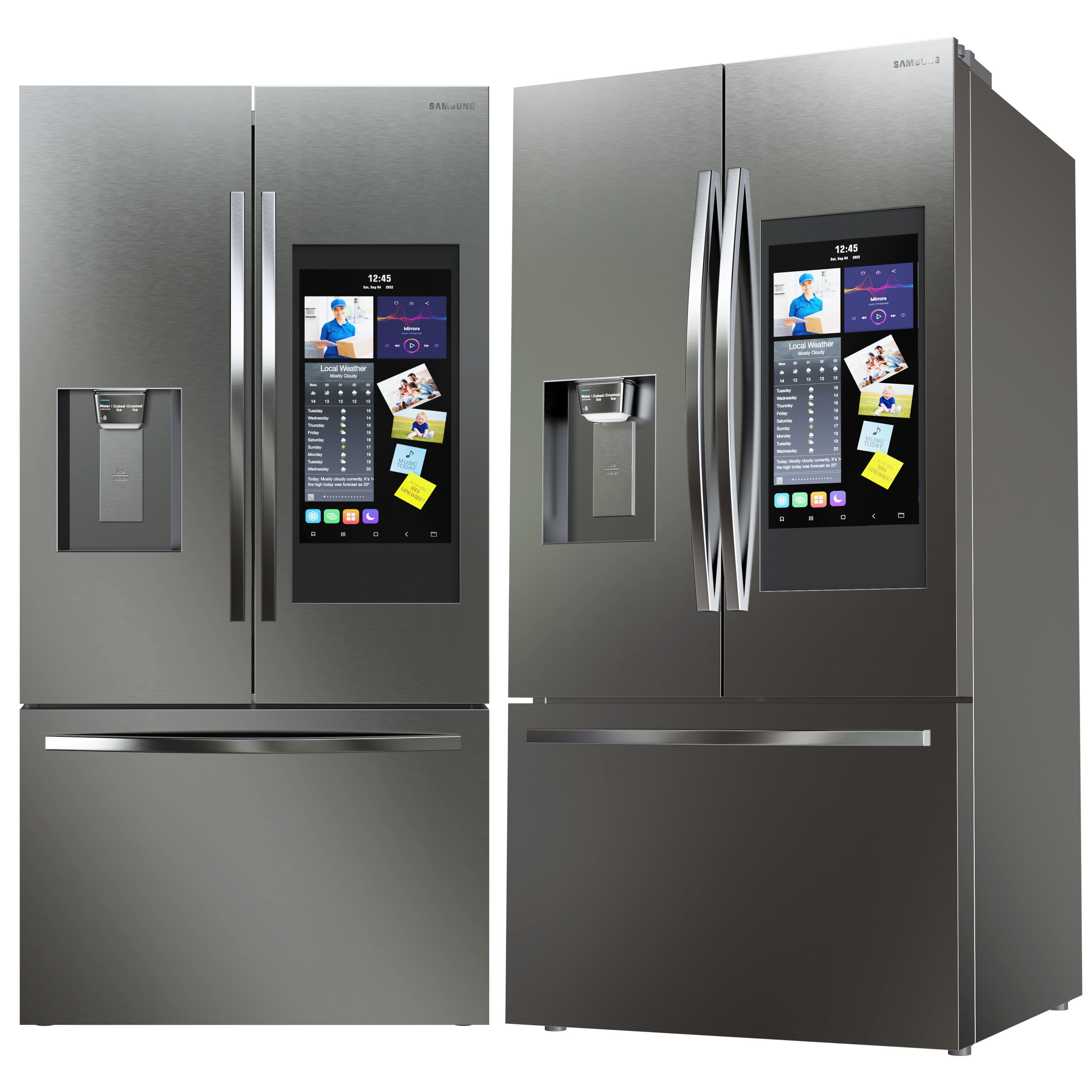 Samsung Refrigerator Collection 3D model_2
