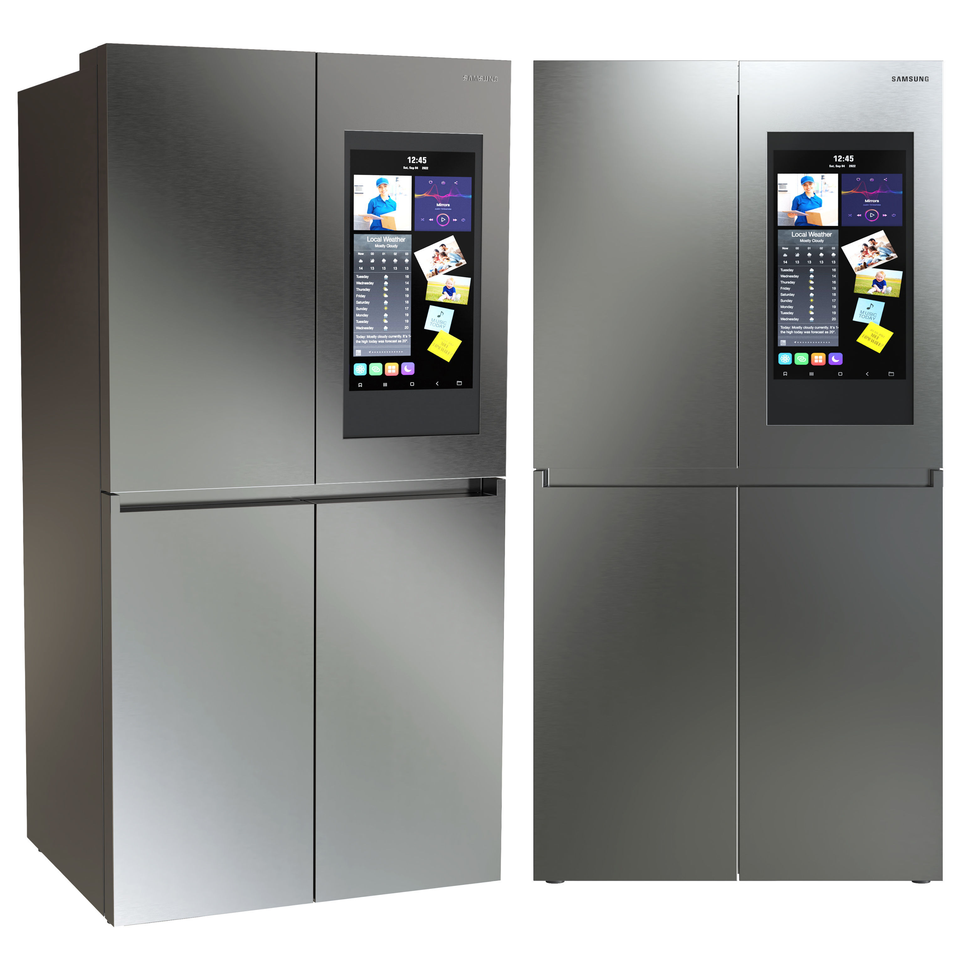 Samsung Refrigerator Collection 3D model_4