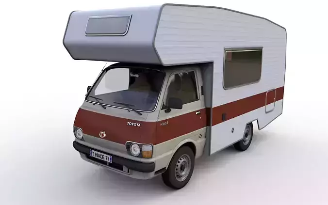 Bischofberger Toyota Hiace Campingbus 1980 3D model