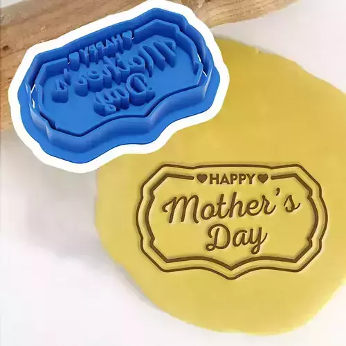 Mother Day Cookie Cutters 3D print model