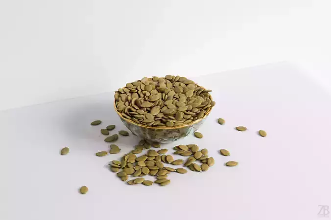 Pumpkin Seed 3D model
