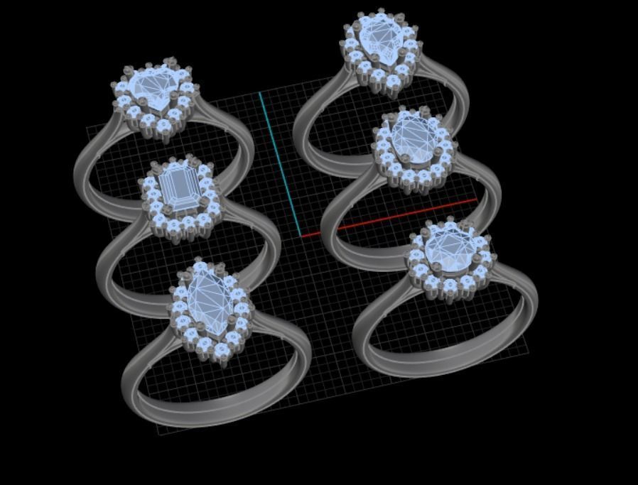 COMPLECTE OF RINGS 3D print model_20