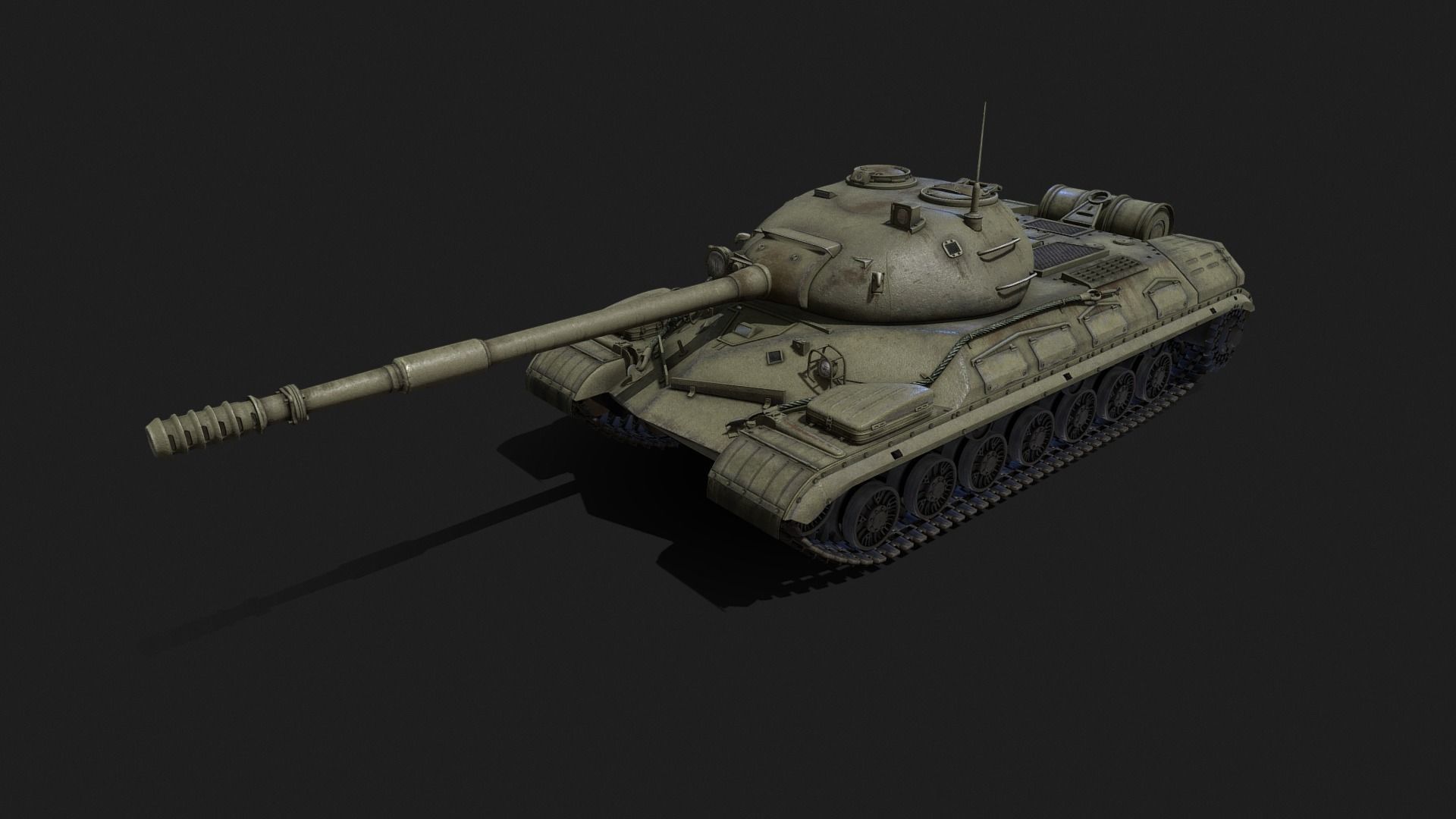 Tank T-10M 3D model_2