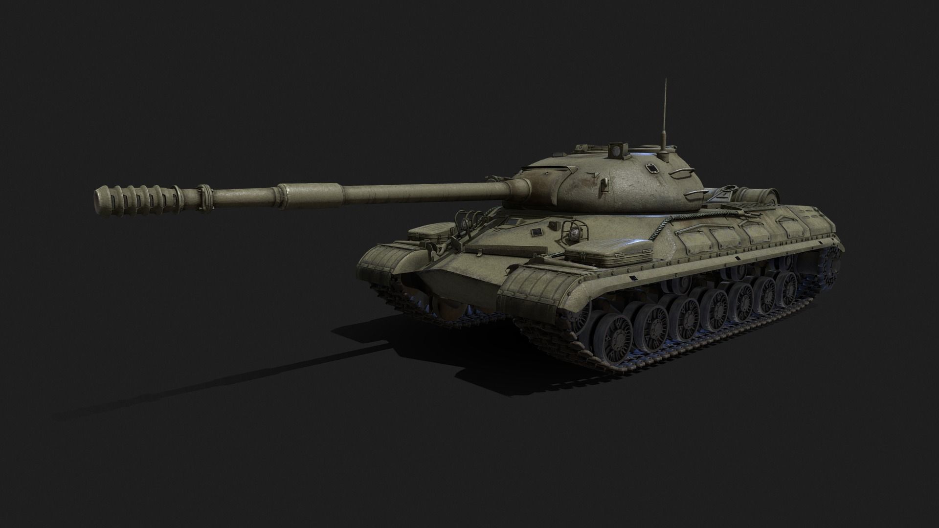 Tank T-10M 3D model_3