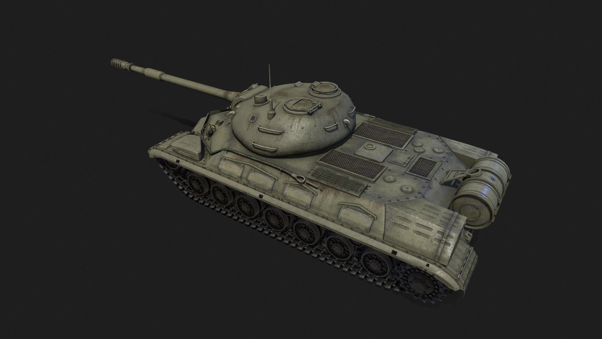 Tank T-10M 3D model_6
