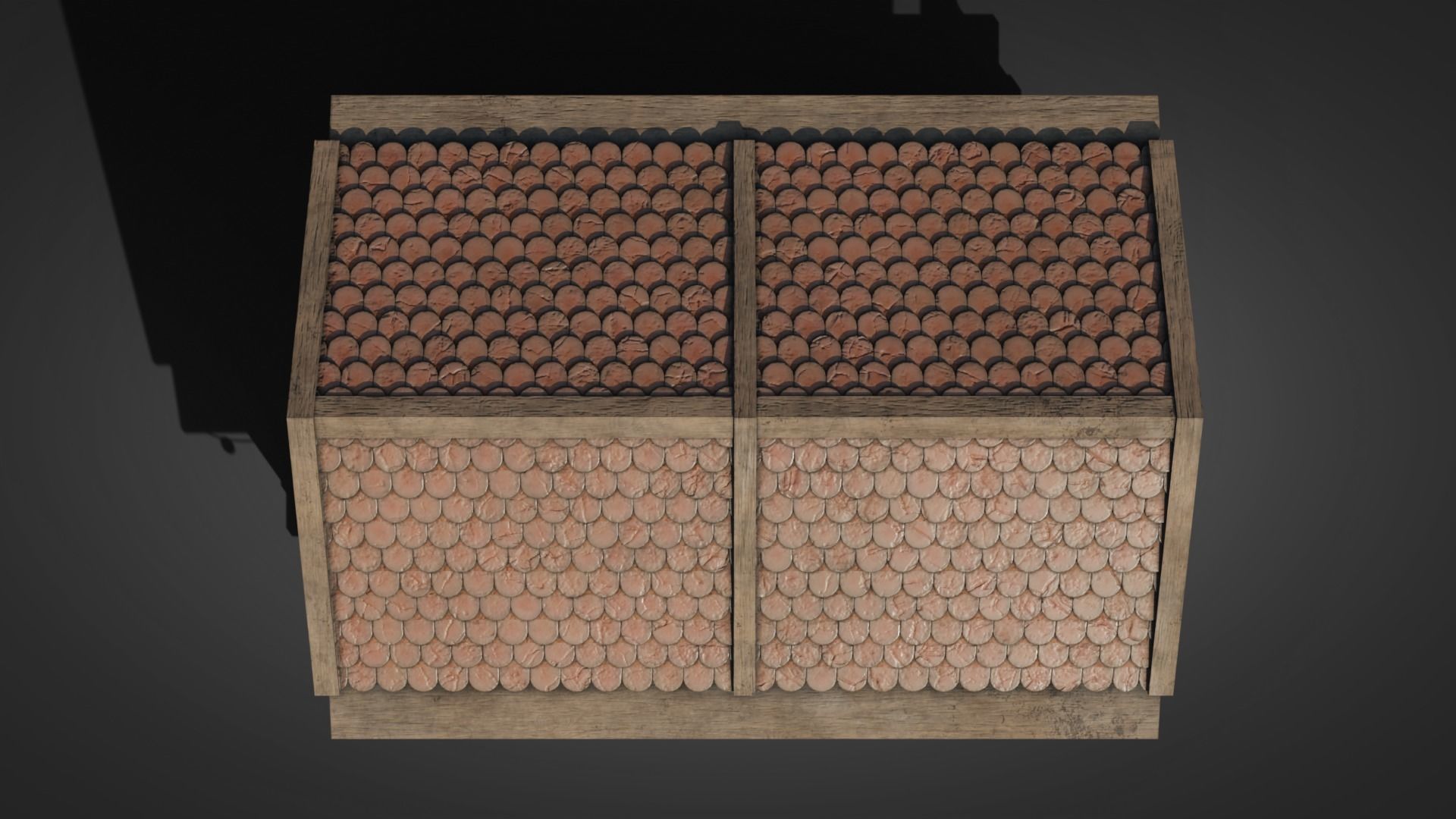 German Christmas market 3D model_4