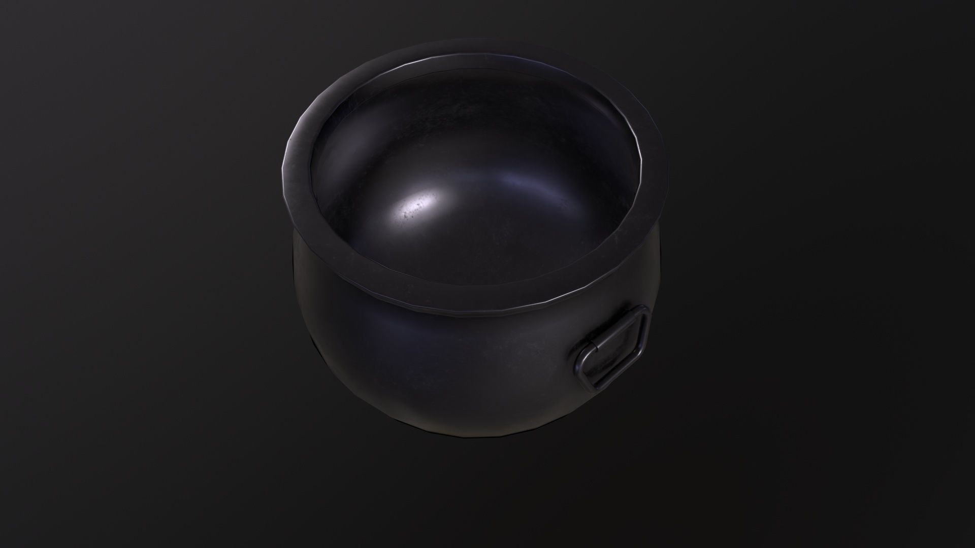 Cauldron - Witches Cauldron 3D Model Low-poly 3D model_3