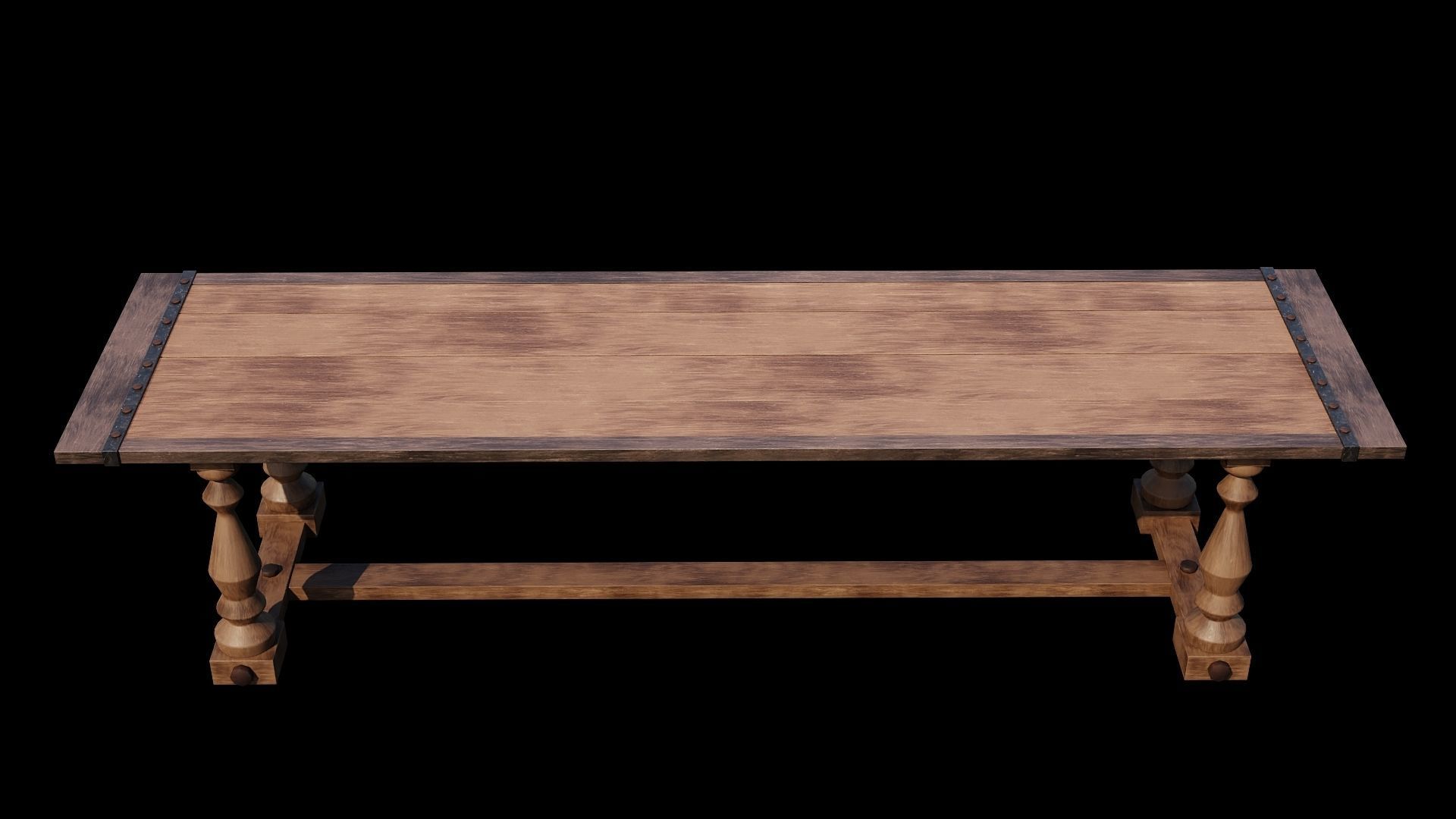 PBR WOOD FURNITURES - Asset - 02  - 4K Textures Game Ready Low-poly 3D model_9
