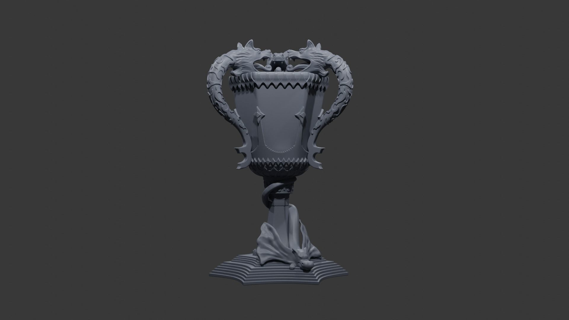 Goblet of Fire 3D model 3D printable | CGTrader