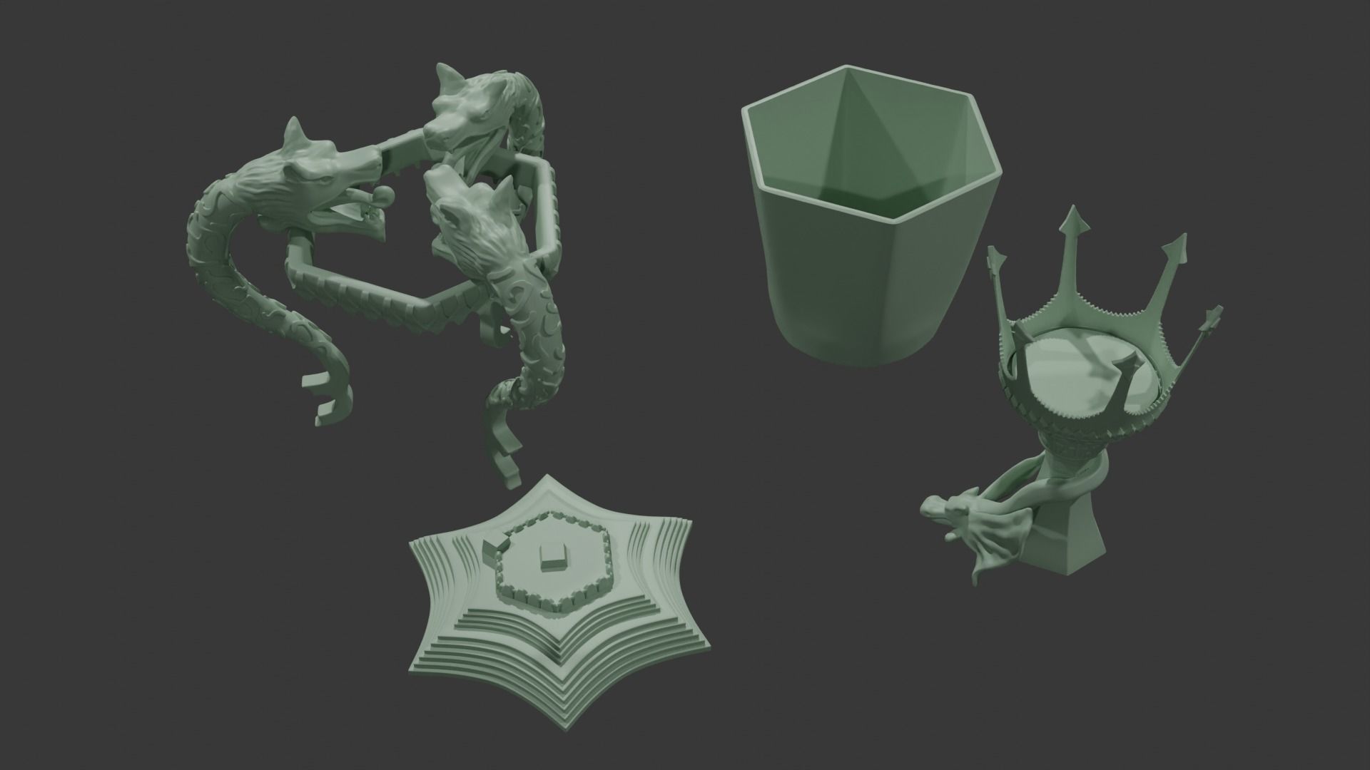 Goblet of Fire 3D model 3D printable | CGTrader