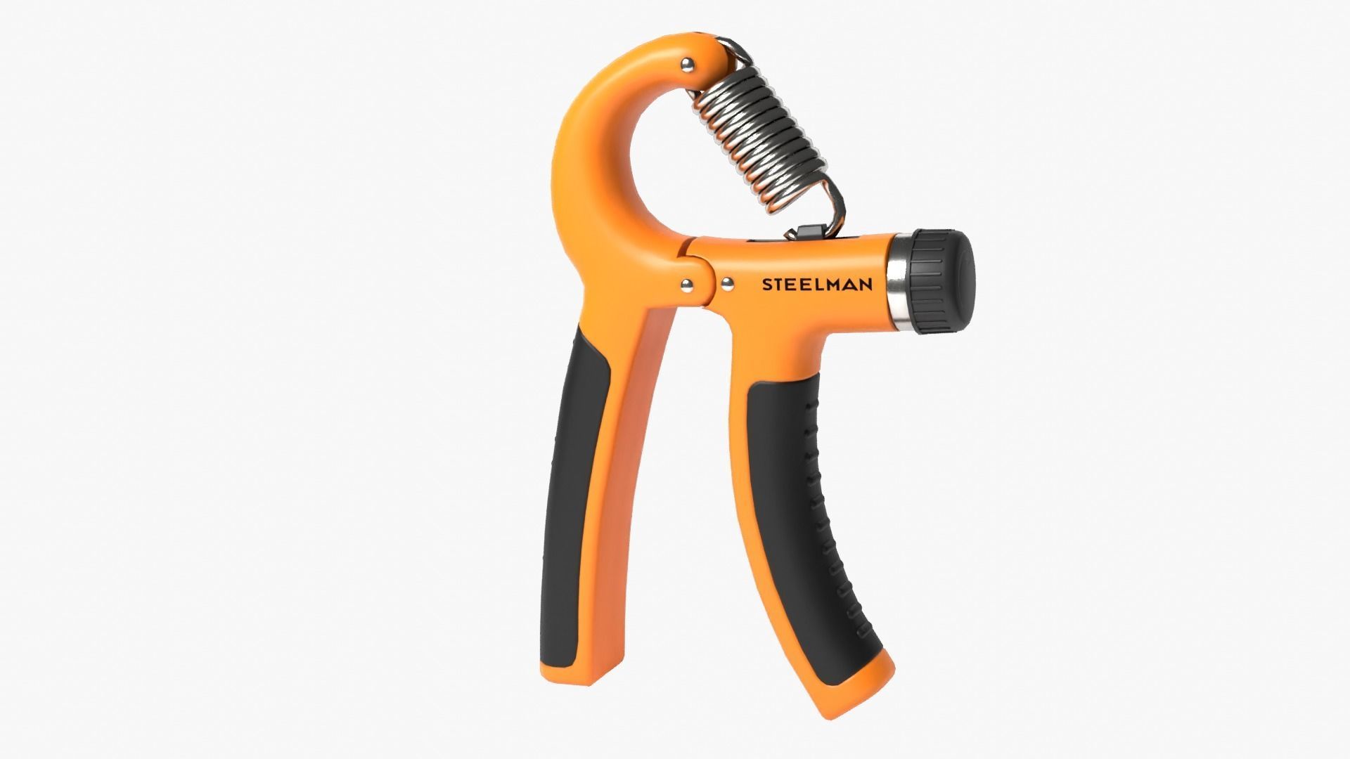 Hand Gripper Low-poly 3D model_1