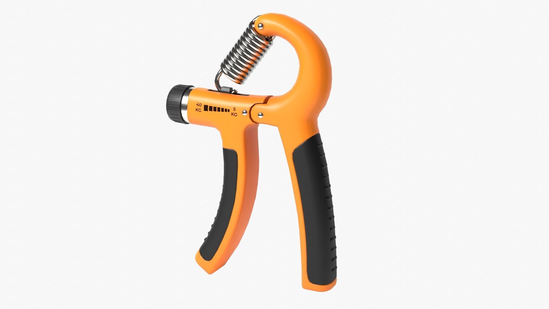 Hand Gripper Low-poly 3D model_7