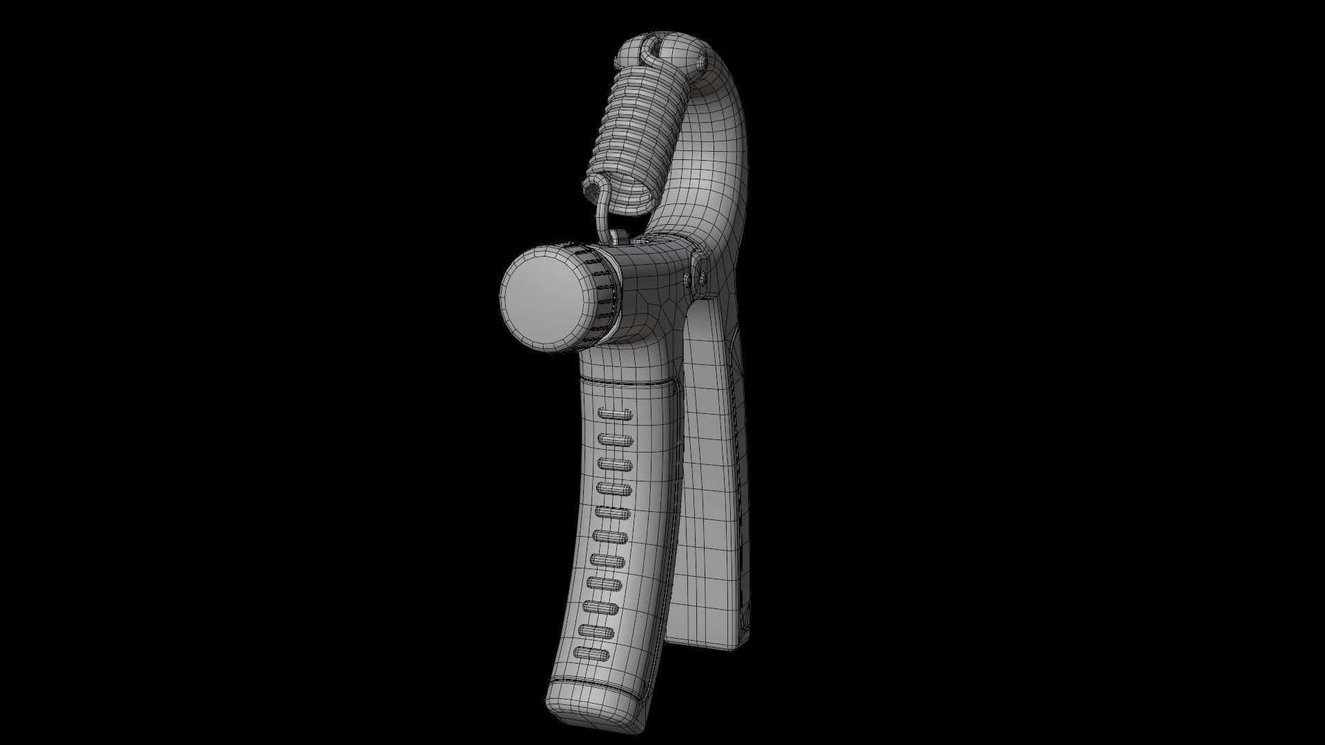 Hand Gripper Low-poly 3D model_15