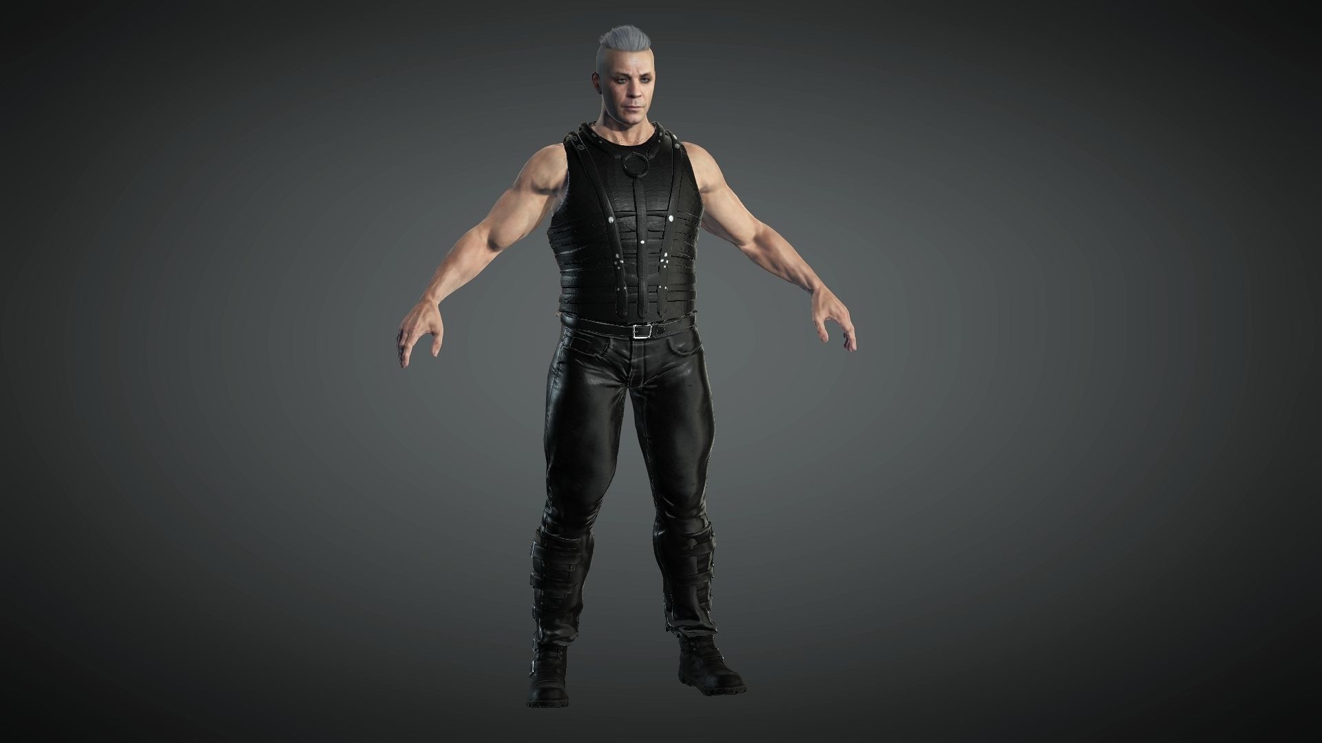Till Lindemann Low-poly 3D model_5