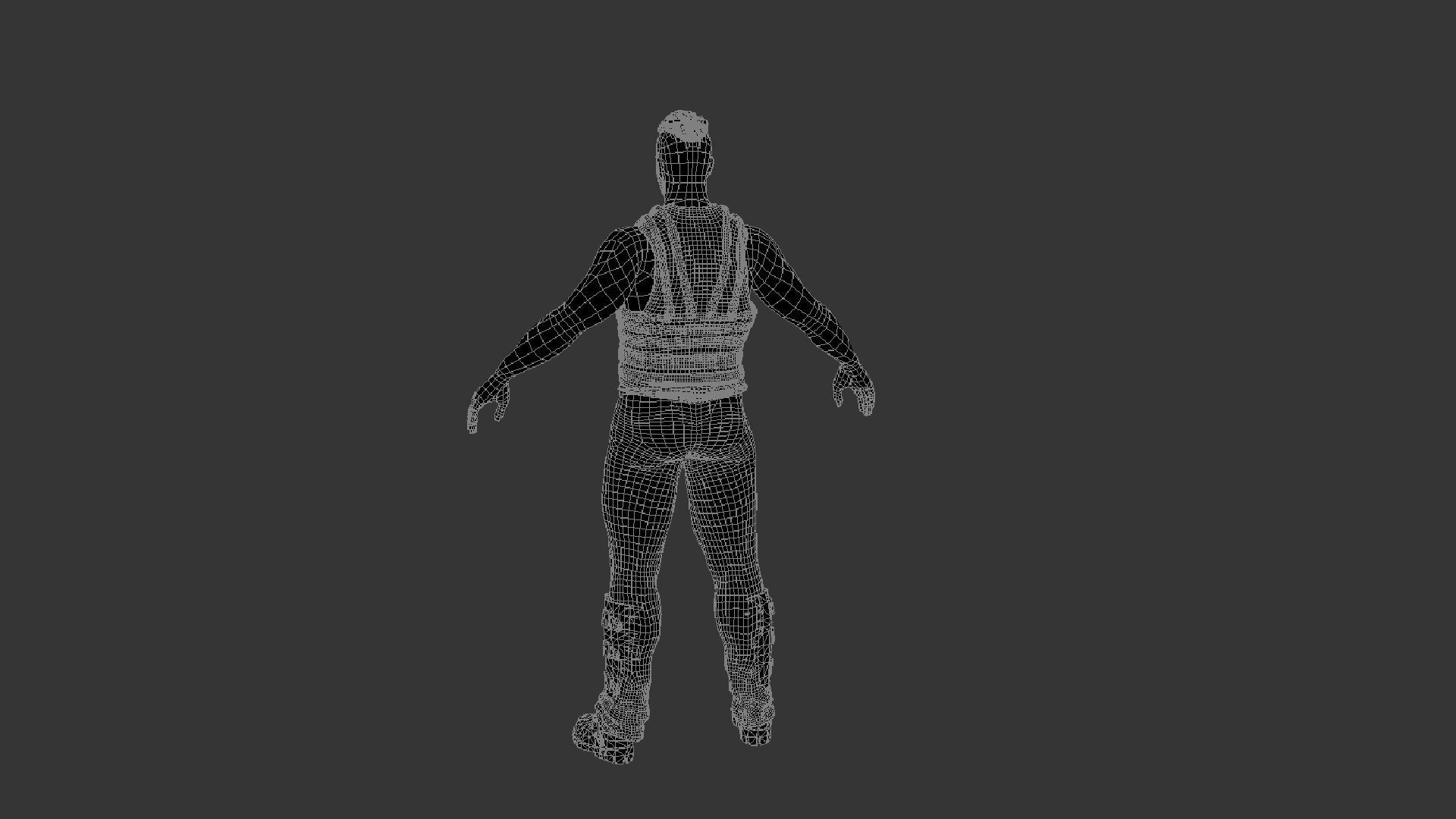 Till Lindemann Low-poly 3D model_7