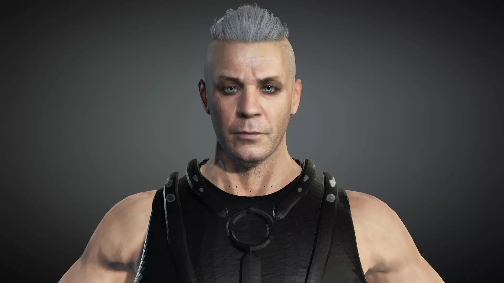 Till Lindemann Low-poly 3D model_0