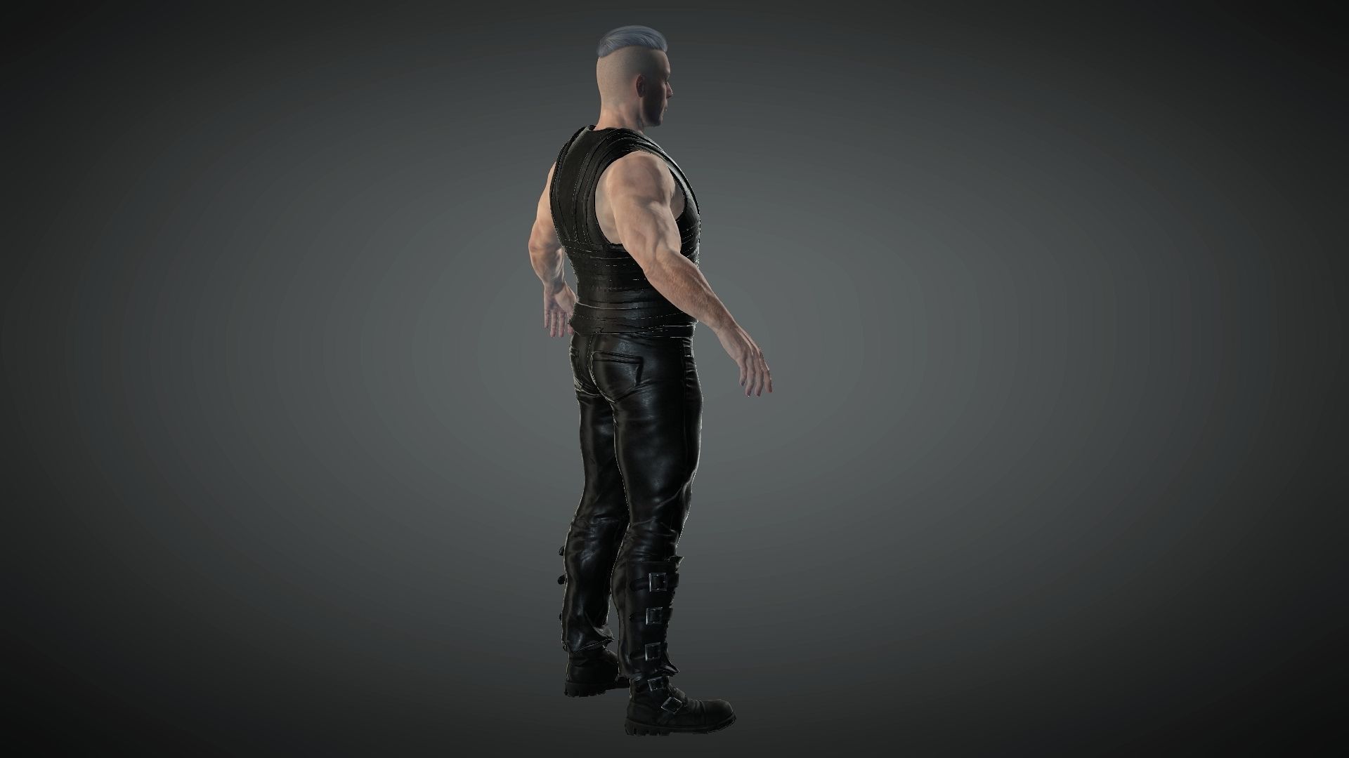 Till Lindemann Low-poly 3D model_4