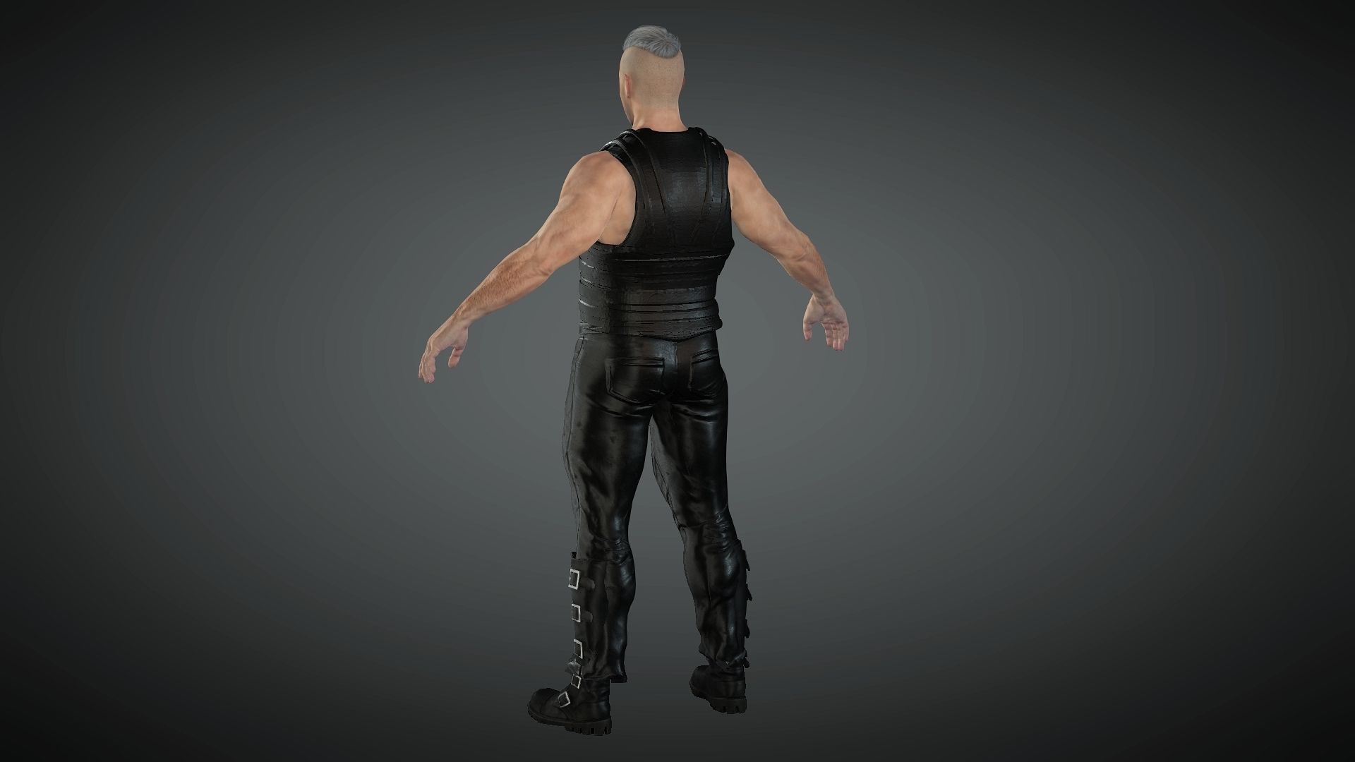 Till Lindemann Low-poly 3D model_3
