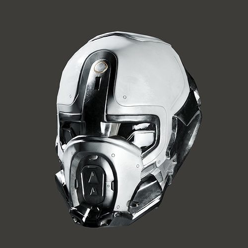 SciFi Helmet ver5 Low-poly 3D model
