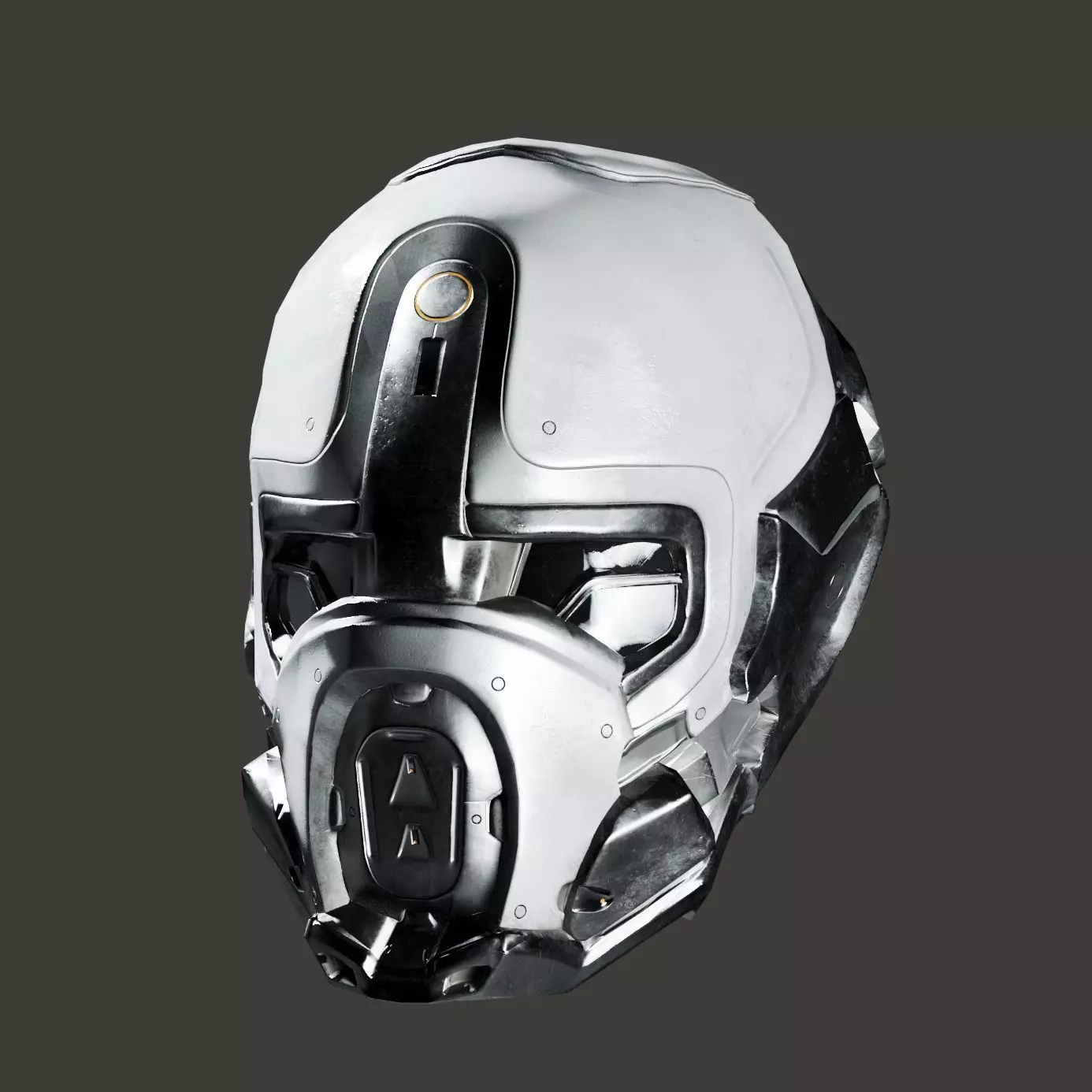 SciFi Helmet ver5 Low-poly 3D model_0