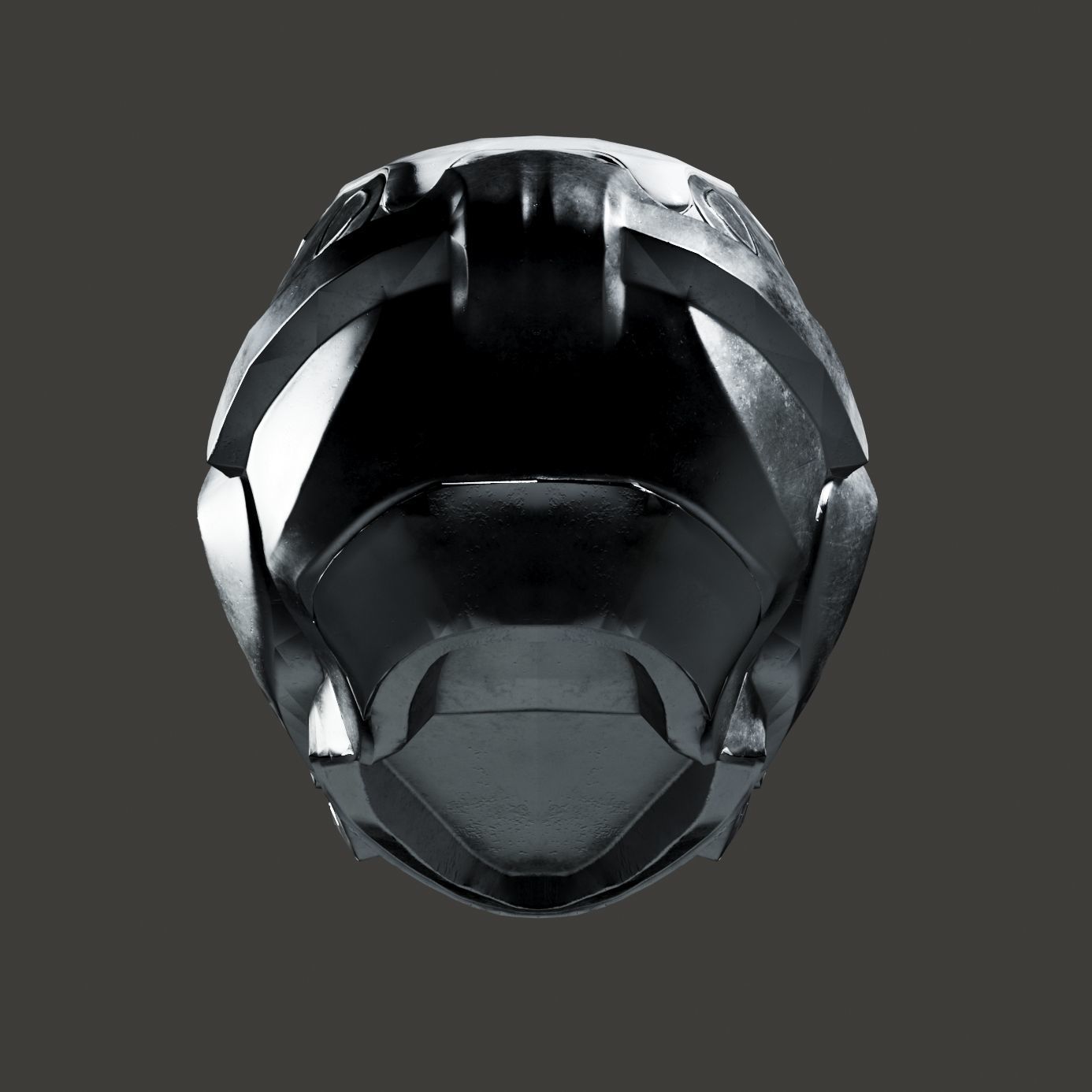 SciFi Helmet ver5 Low-poly 3D model_10