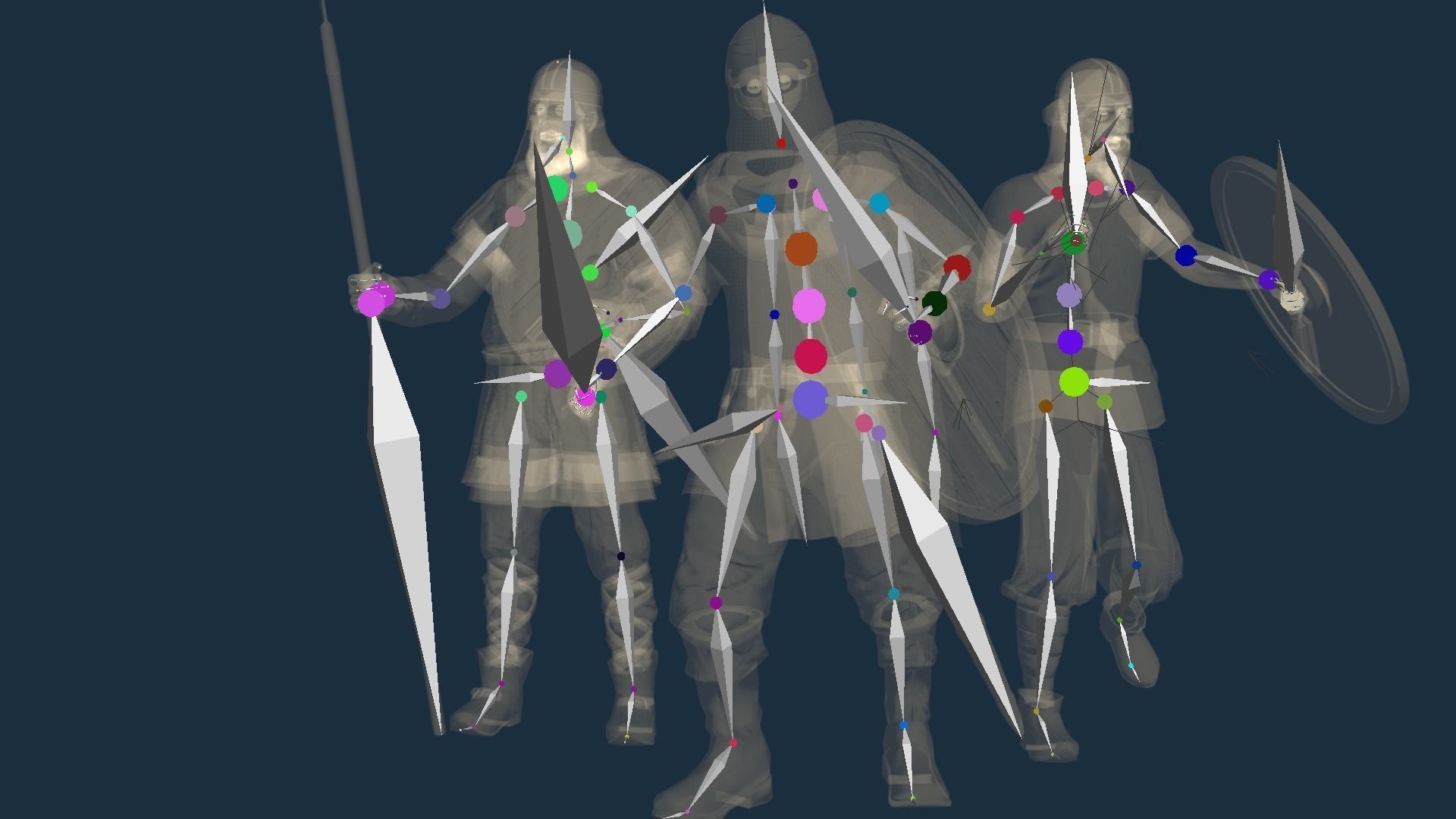 Vikings Low-poly 3D model_15