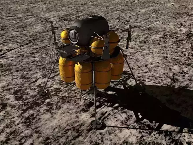 NASA Artemis lunar lander Free 3D model
