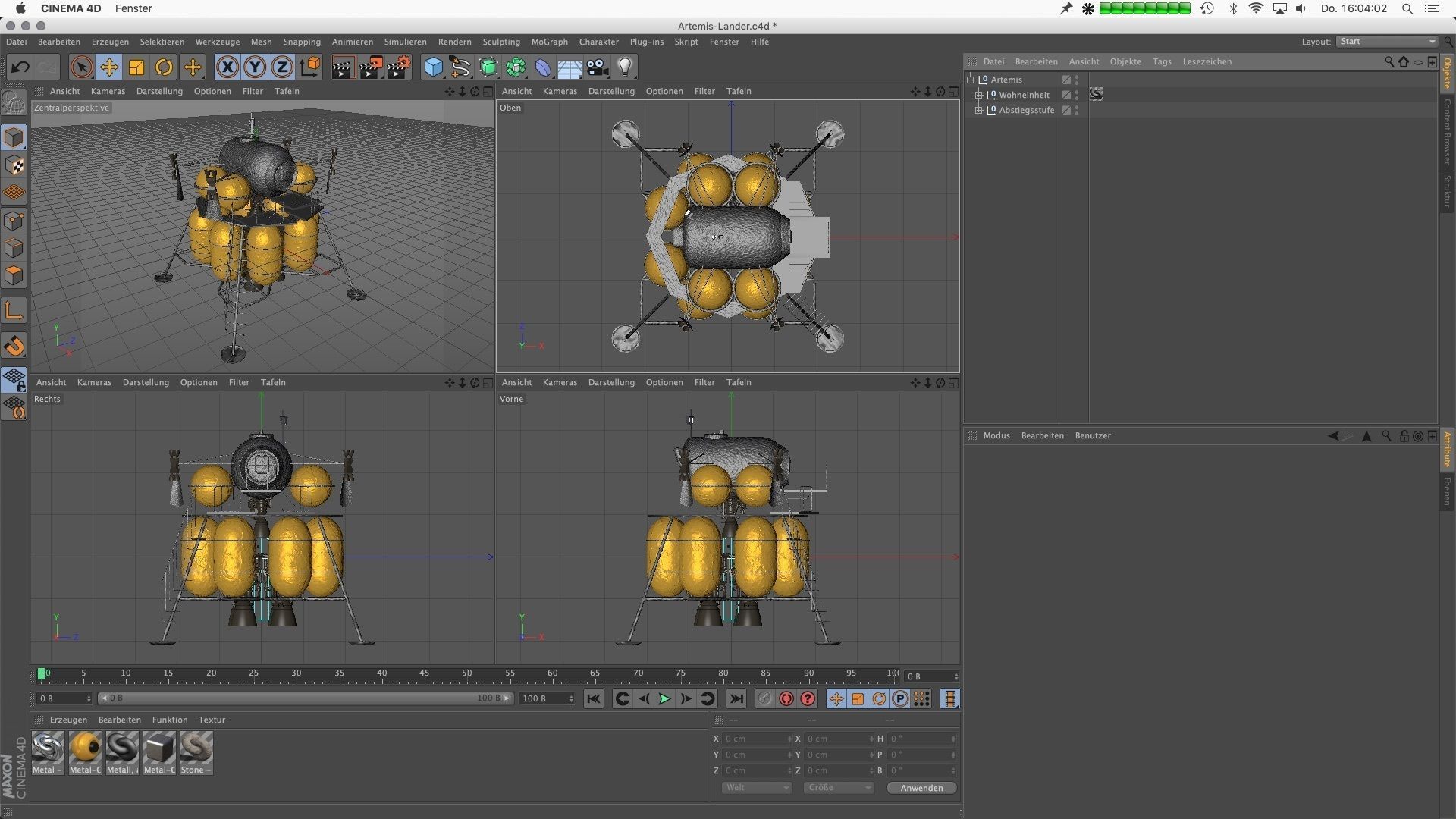 NASA Artemis lunar lander Free 3D model_5