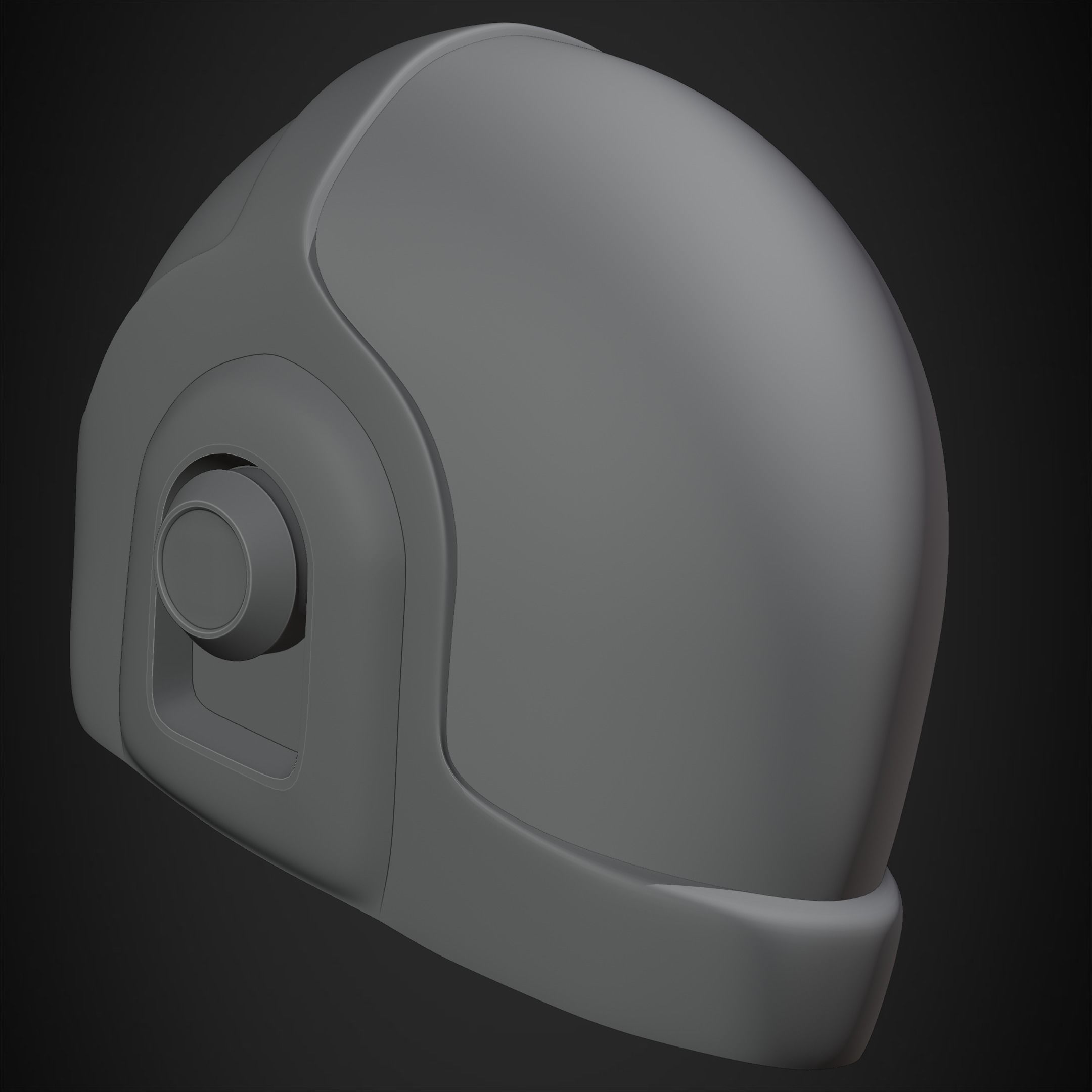 Daft Punk Guy-Manuel Gold Helmet 3D model 3D printable | CGTrader