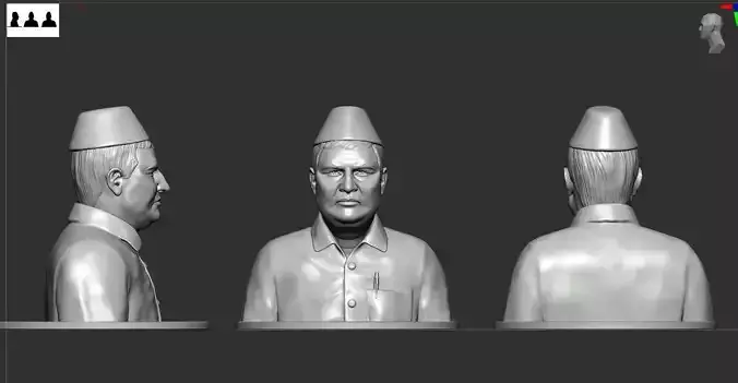 Bust model high quality 