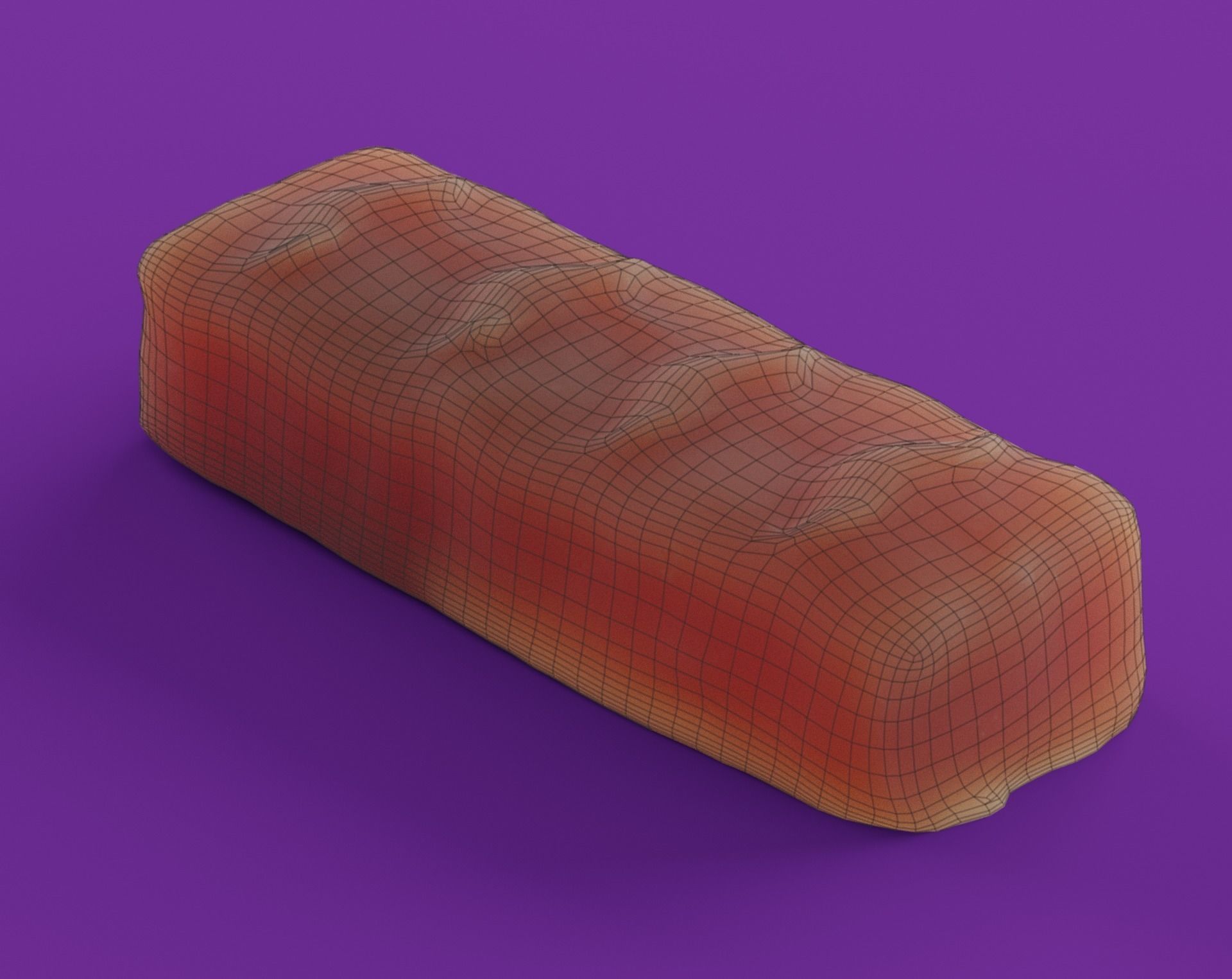 Chocolate Bar 3D model_6