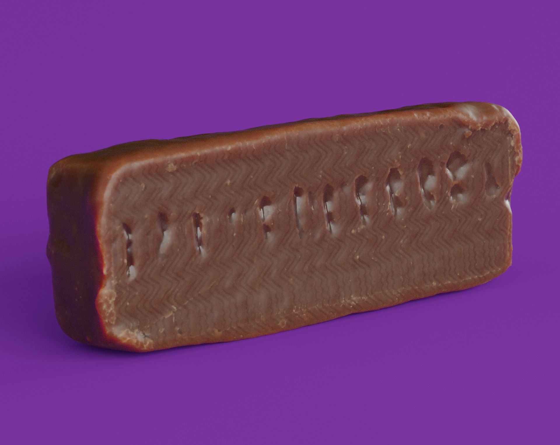 Chocolate Bar 3D model_3