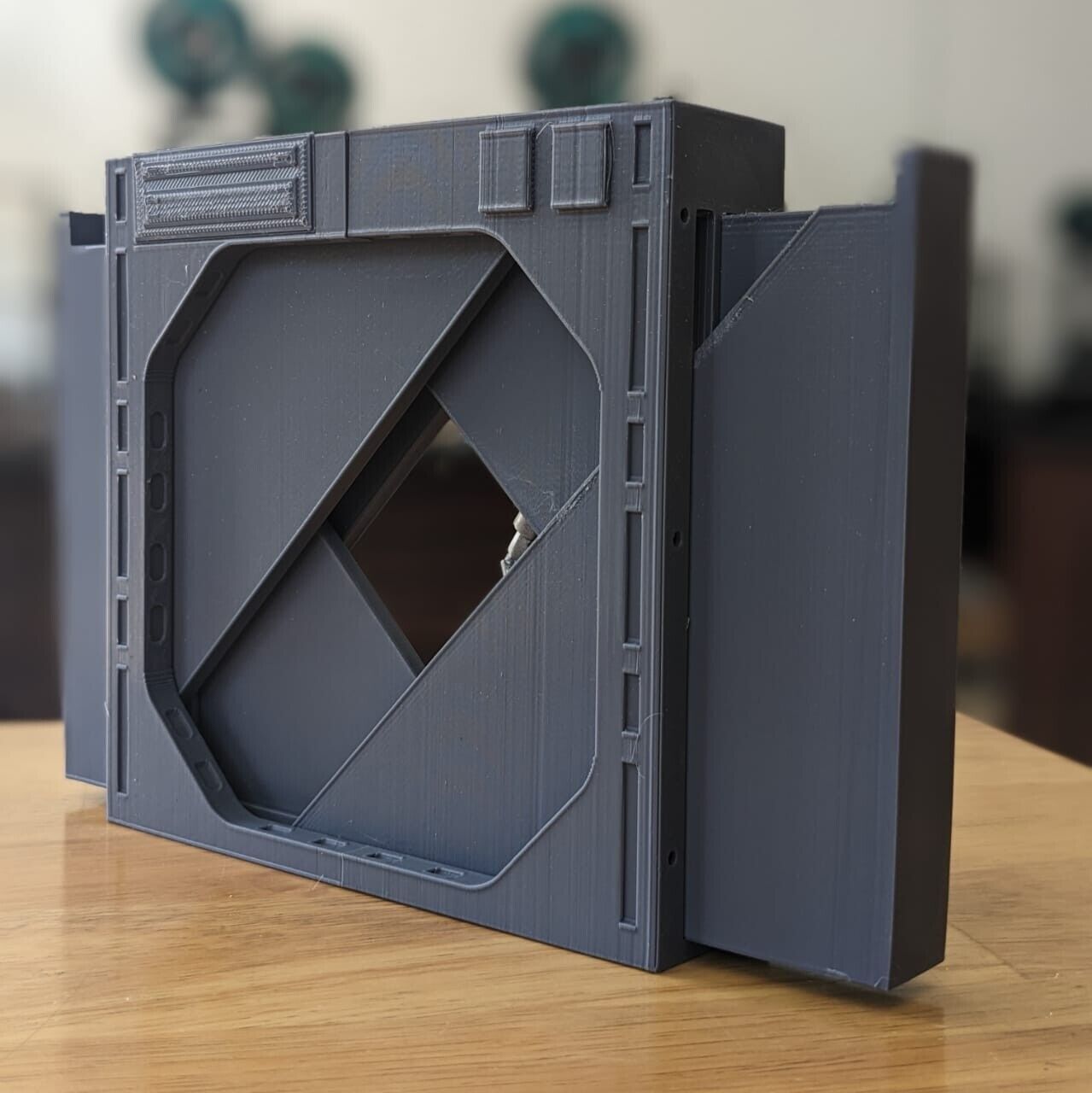 Death Star Blast Door small - 1-12 scale Blackseries  3D print model_26