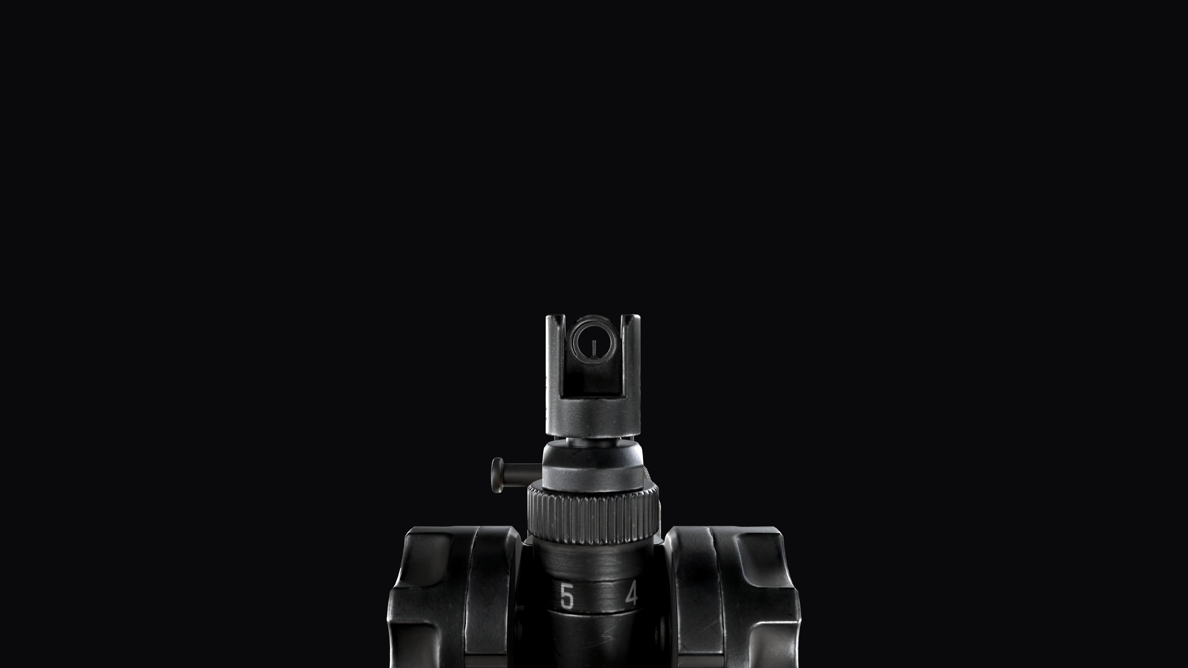 modular assault rifle FN SCAR-H mk 17 Low-poly 3D model_23