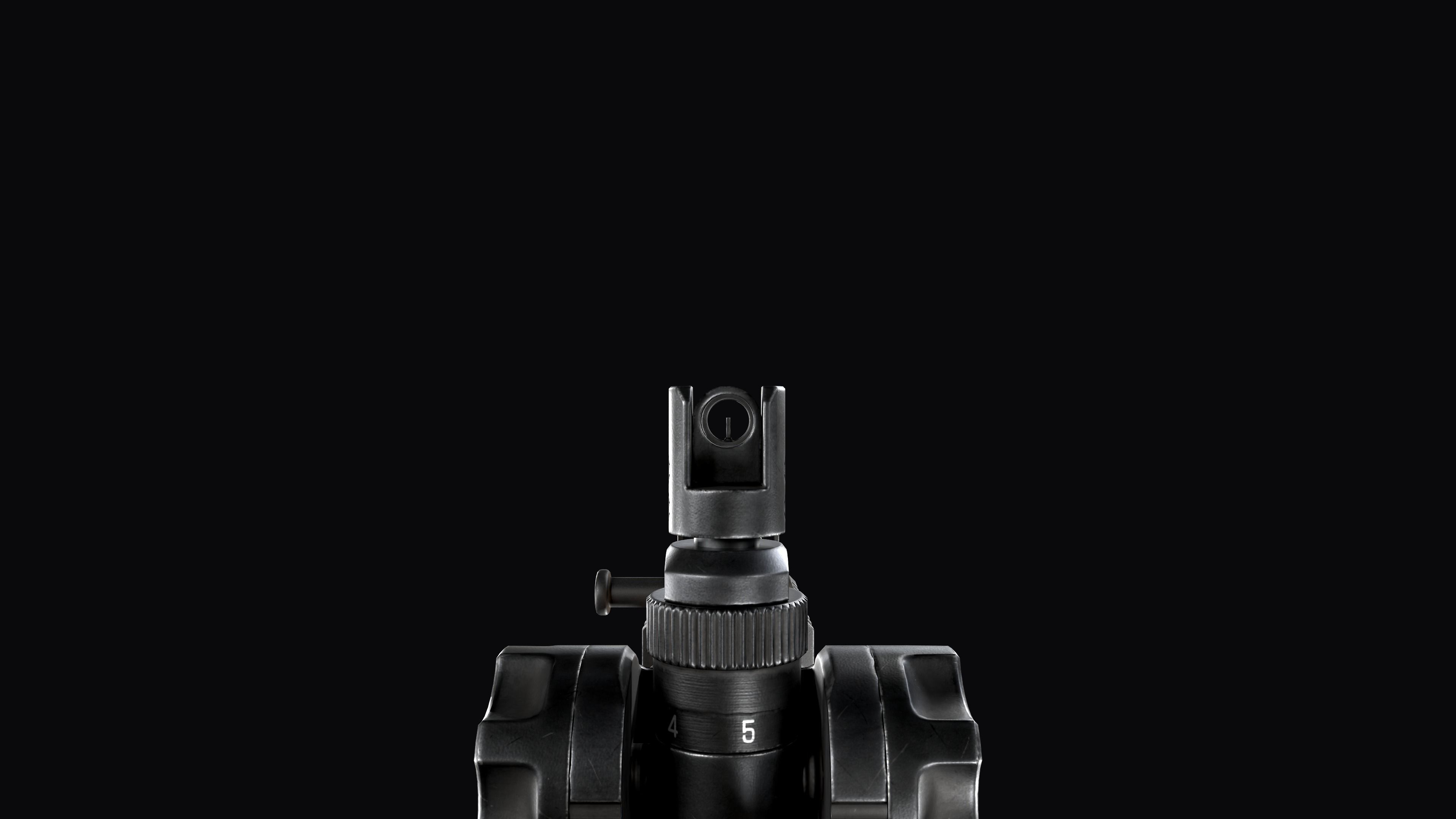 modular assault rifle FN SCAR-L mk 16 Low-poly 3D model_23