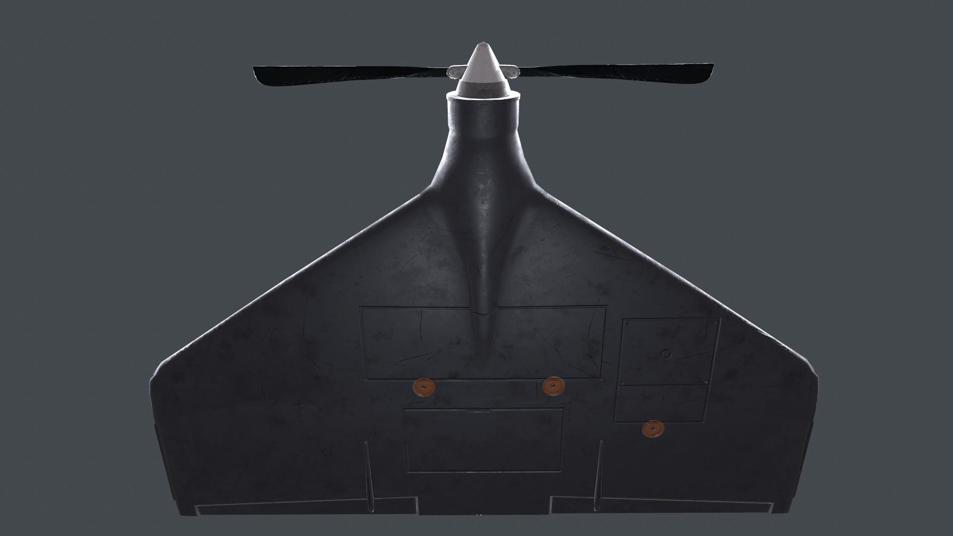 Dron low poly 3d model Free low-poly 3D model_5