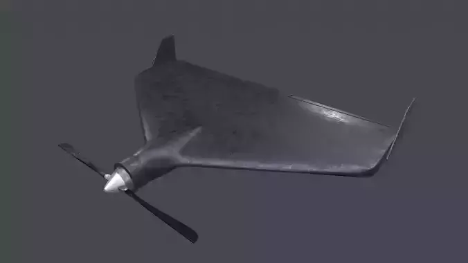 Dron low poly 3d model