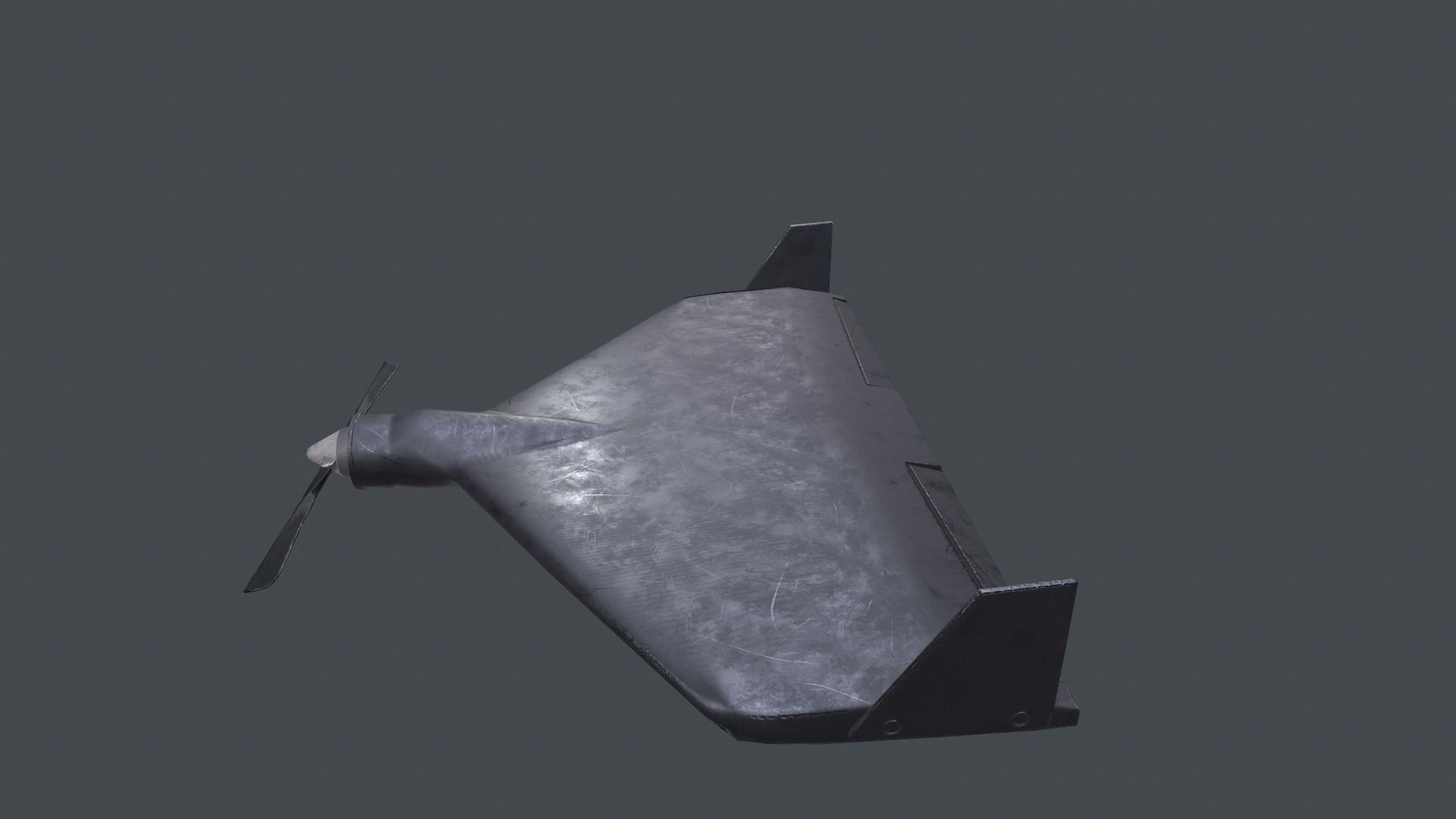 Dron low poly 3d model Free low-poly 3D model_1