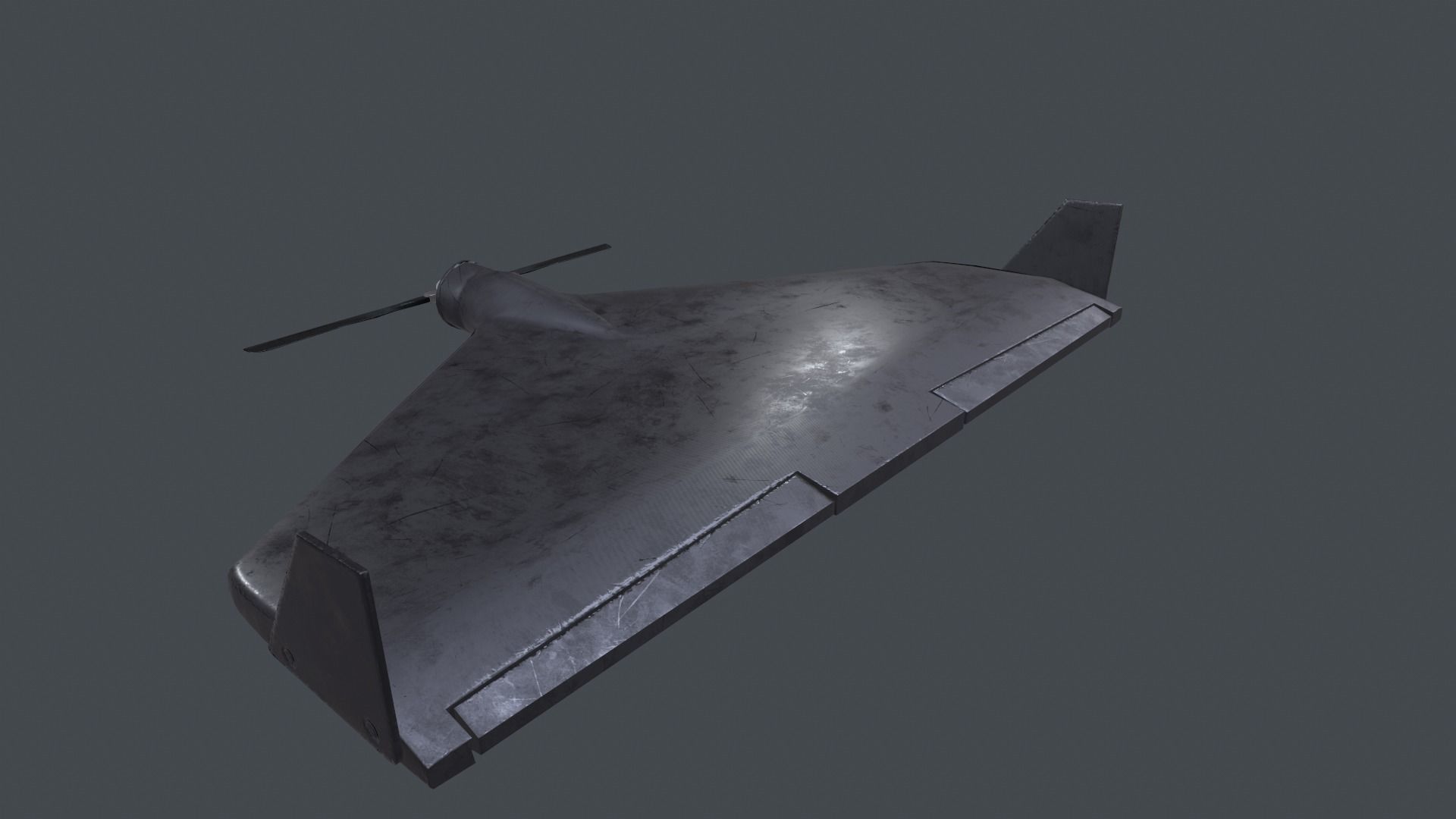 Dron low poly 3d model Free low-poly 3D model_2