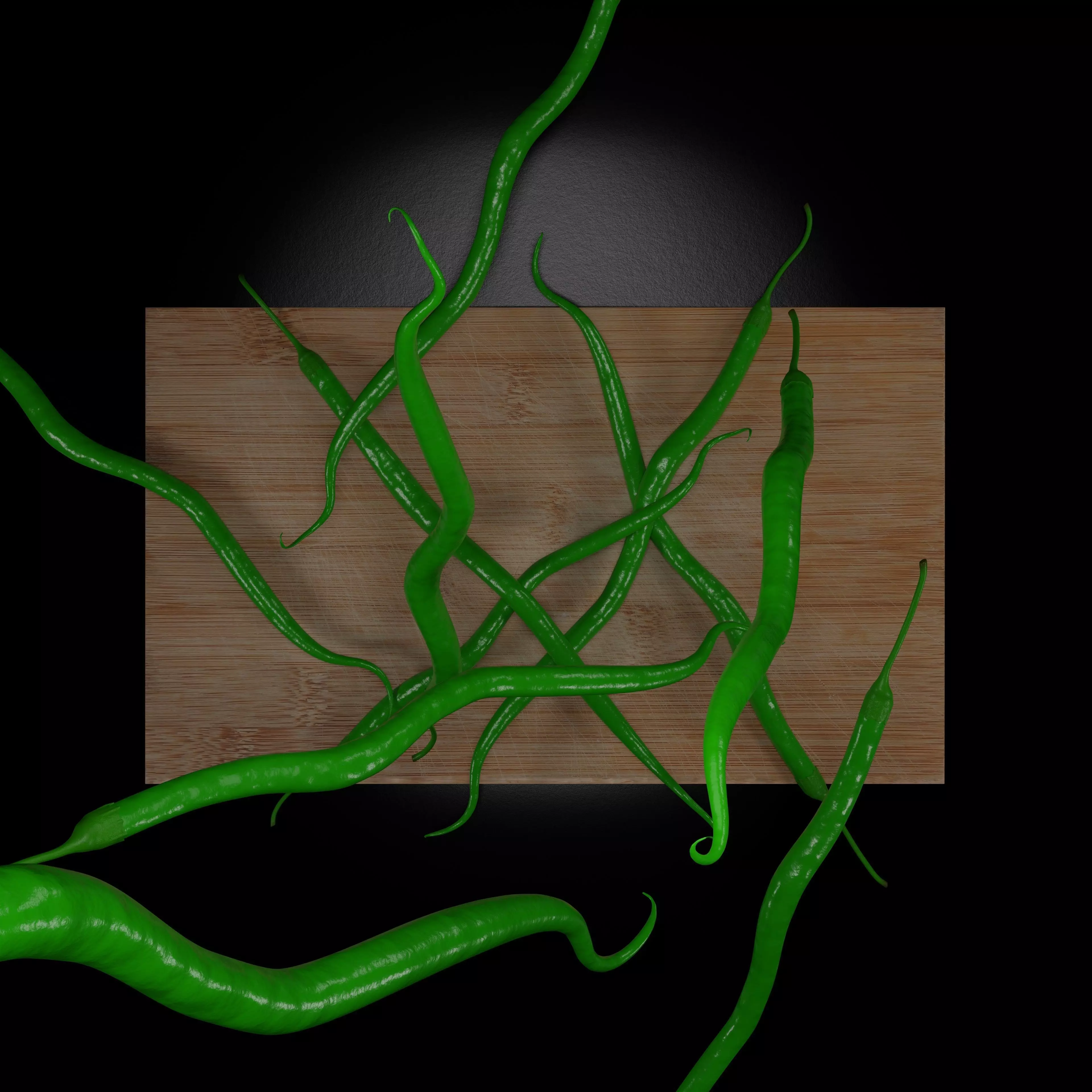 Pointed Pepper Modeling Free 3D model
